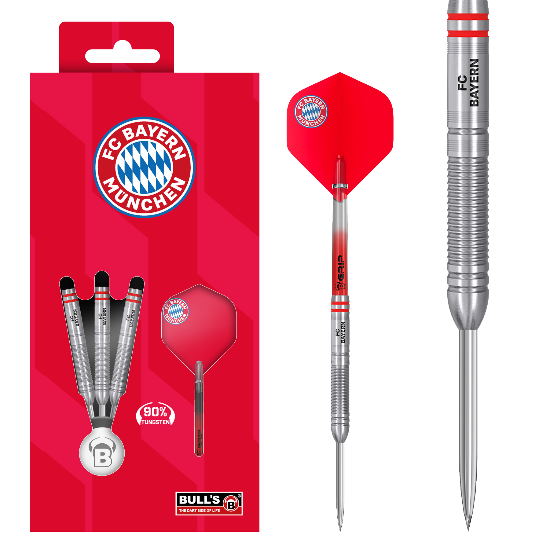 Bulls FC Bayern Munich Tungsten Steel Darts