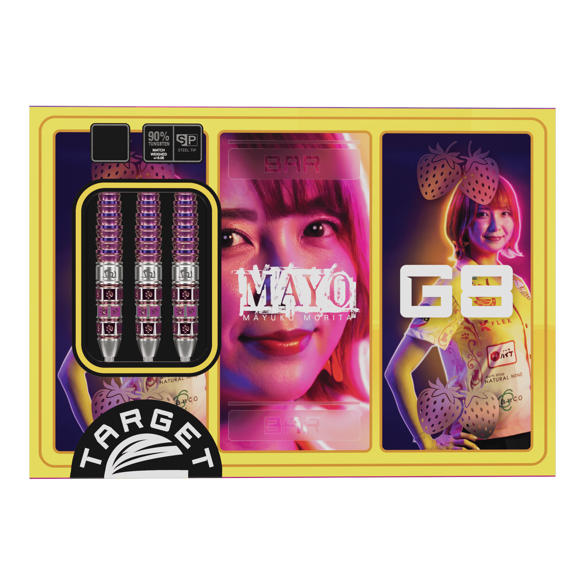 Target Japan Prime Series Mayo GEN8 Swiss Point Steel Darts