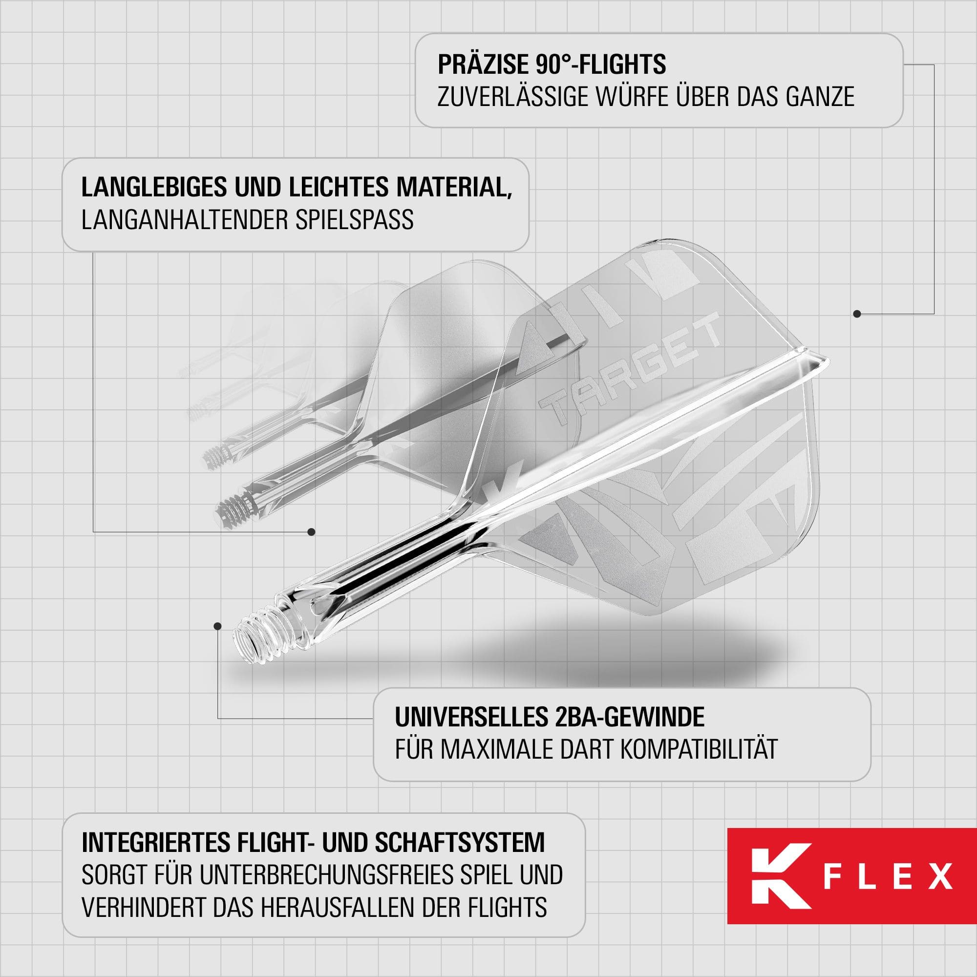 Target K-Flex Clear No2 Standard Flights Target K-Flex Clear No2 Standard Flights