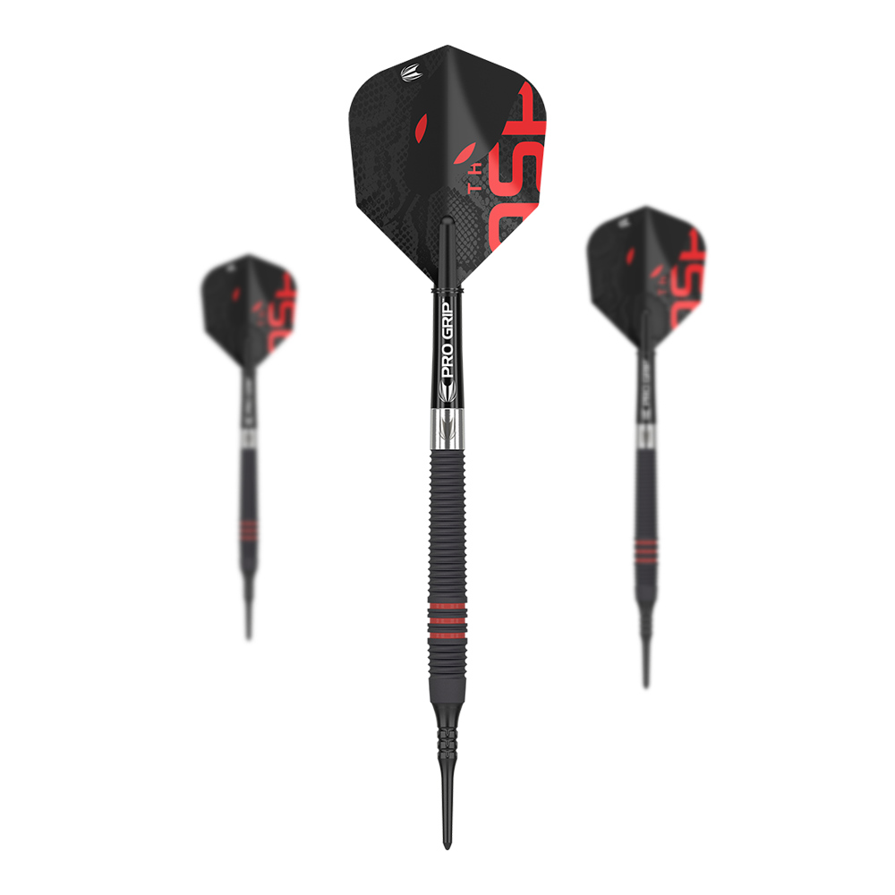 Target Nathan Aspinall Black Soft Darts - 18g