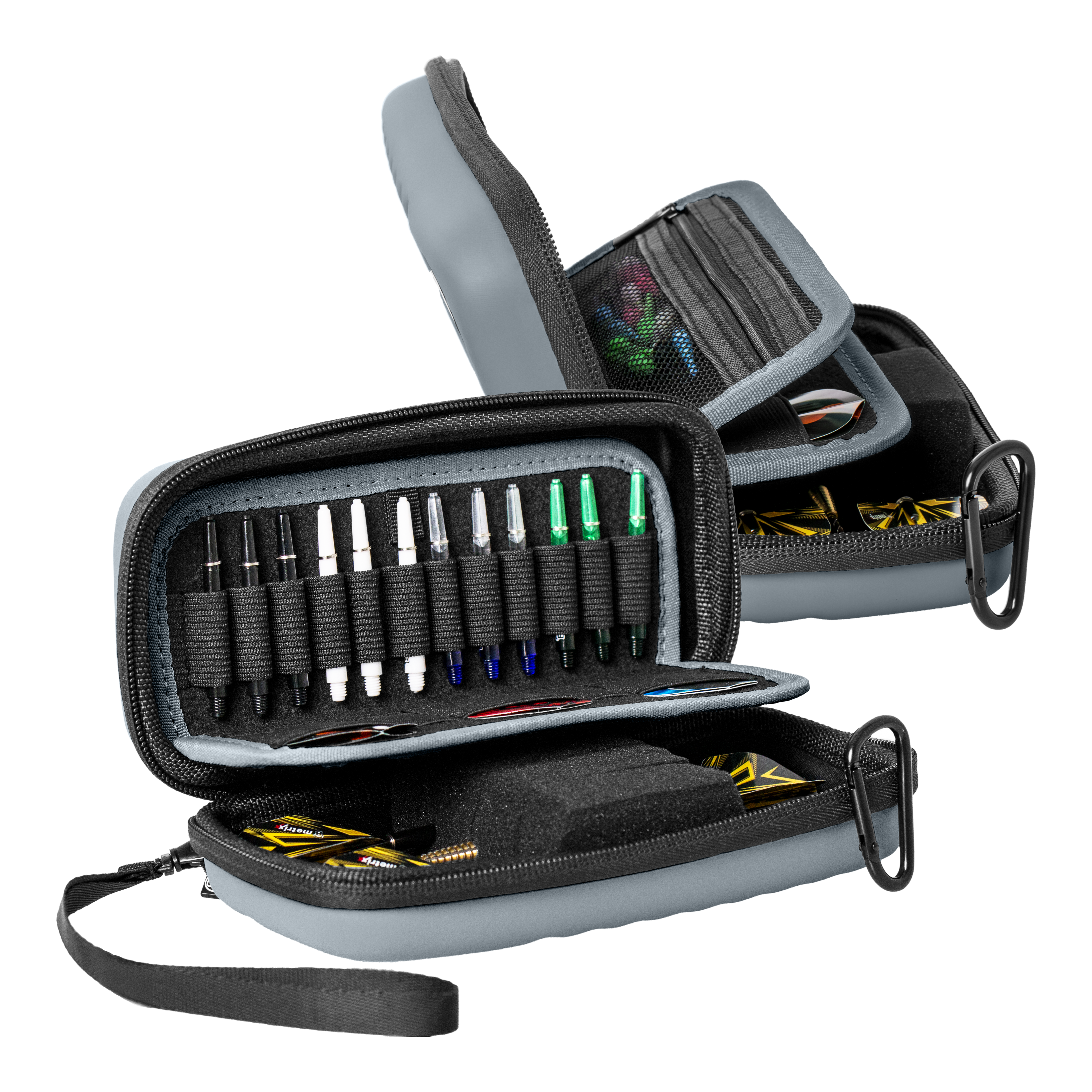 Bulls Orbis S Dartcase - Grey Das Produkt Bulls Orbis S Dartcase - Grau ist auf dem Bild zu sehen. Es handelt sich um ein stabiles Dartcase für den sicheren Transport von Darts.