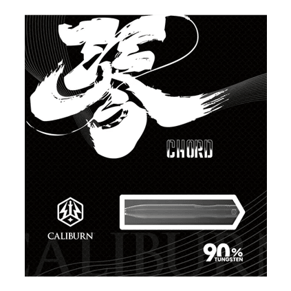 Caliburn Chord C1 steel darts - 21.5g Abgebildet ist der Caliburn Chord C1 Steeldart mit 21,5g. Der Dartpfeil liegt auf einem neutralen Hintergrund.