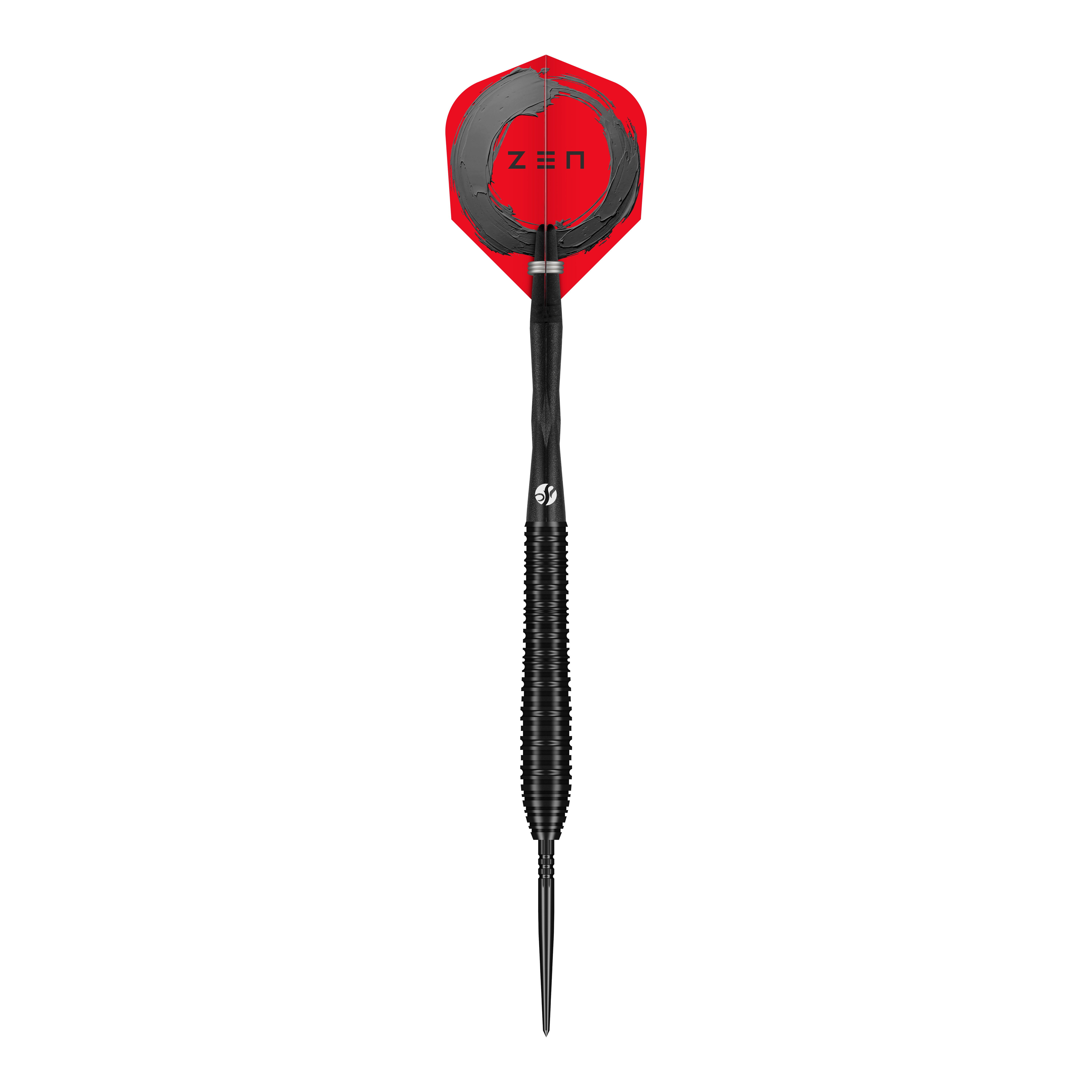 Shot ZEN Torpedo Turbo Point Steel Darts - 23g Auf diesem Bild sind die Shot ZEN Torpedo Turbo Point Steeldarts - 23g zu sehen. Die Steeldarts werden präsentiert.