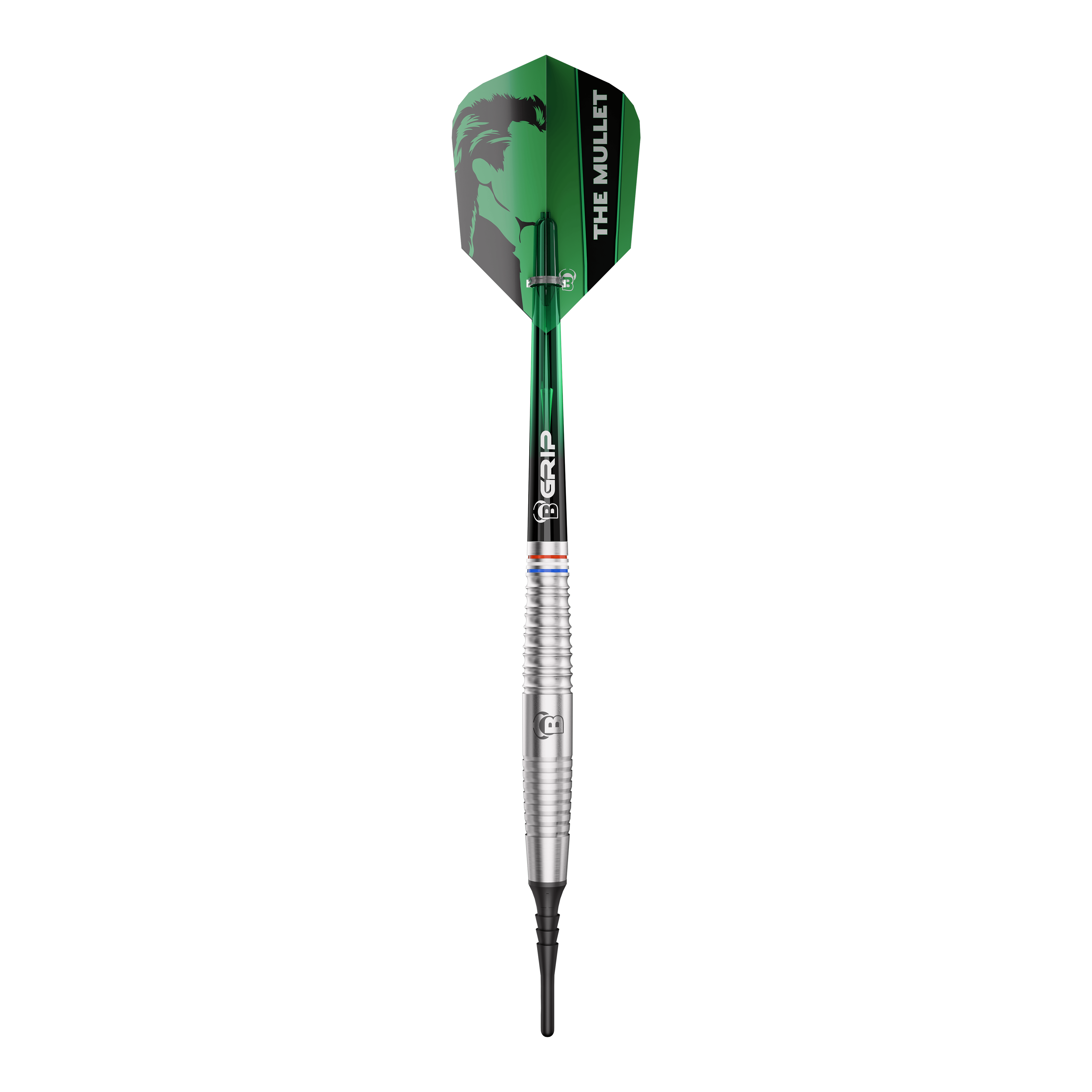 Das Produkt Bulls Danny Jansen Softdarts - 20g ist auf dem Bild zu sehen. Die Aufnahme zeigt die spezifischen Details des Softdarts.