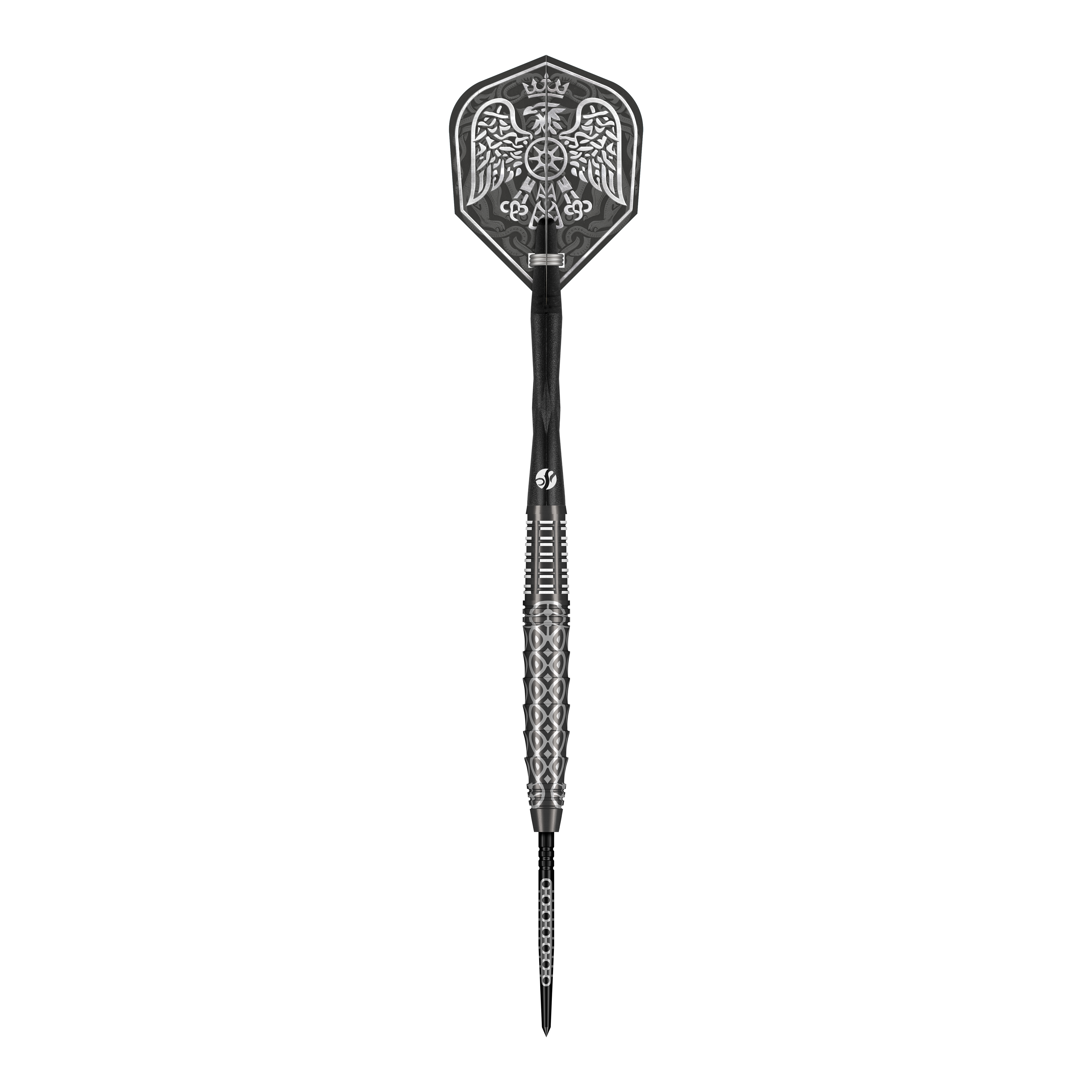 Shot Goths Wulfaz Turbo Point Steel Darts - 23g Hier ist ein weiteres Detailbild der Shot Goths Wulfaz Turbo Point Steeldarts - 23g. Das Bild hebt die Qualität und das Material hervor.
