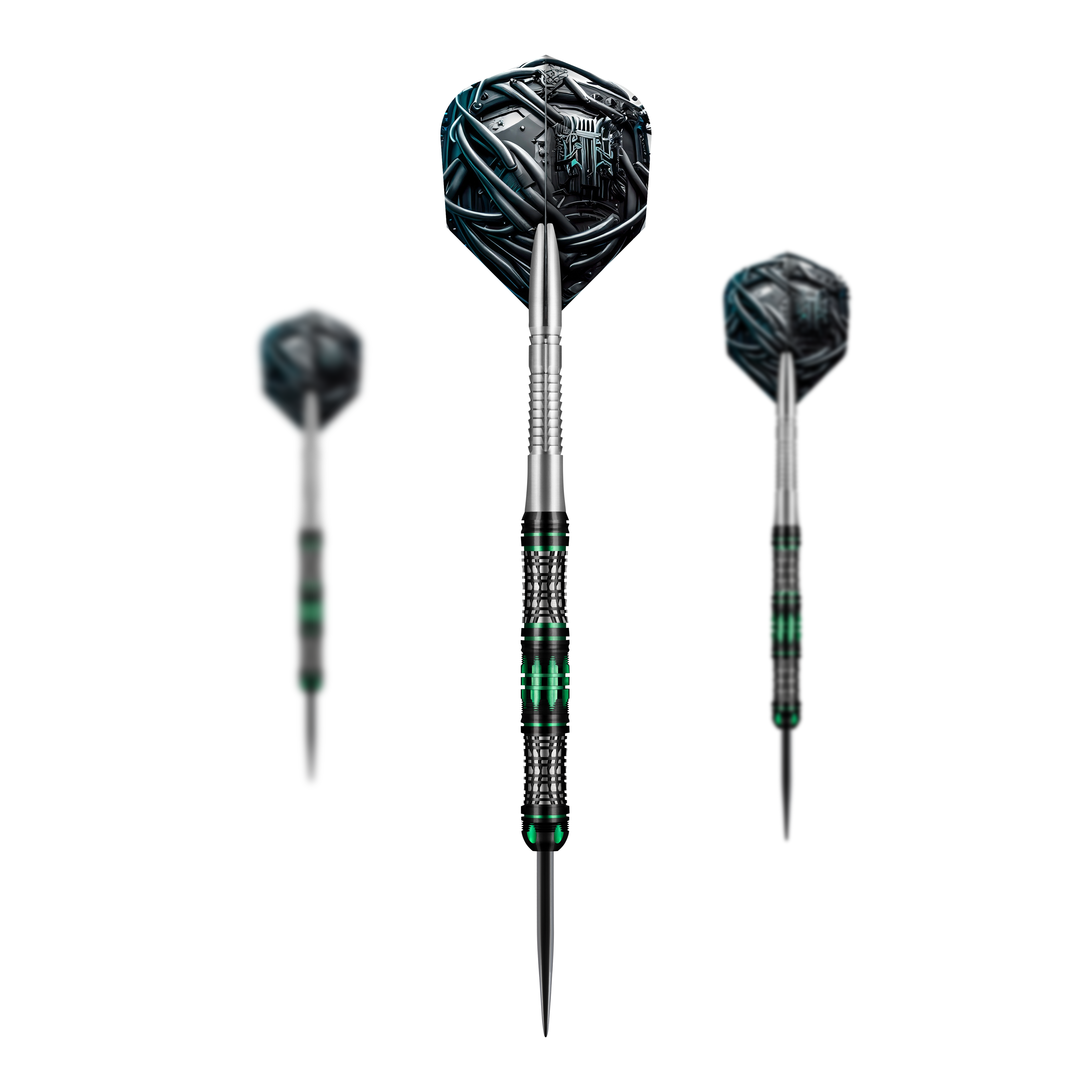 Shot AI cyberpunk steel darts