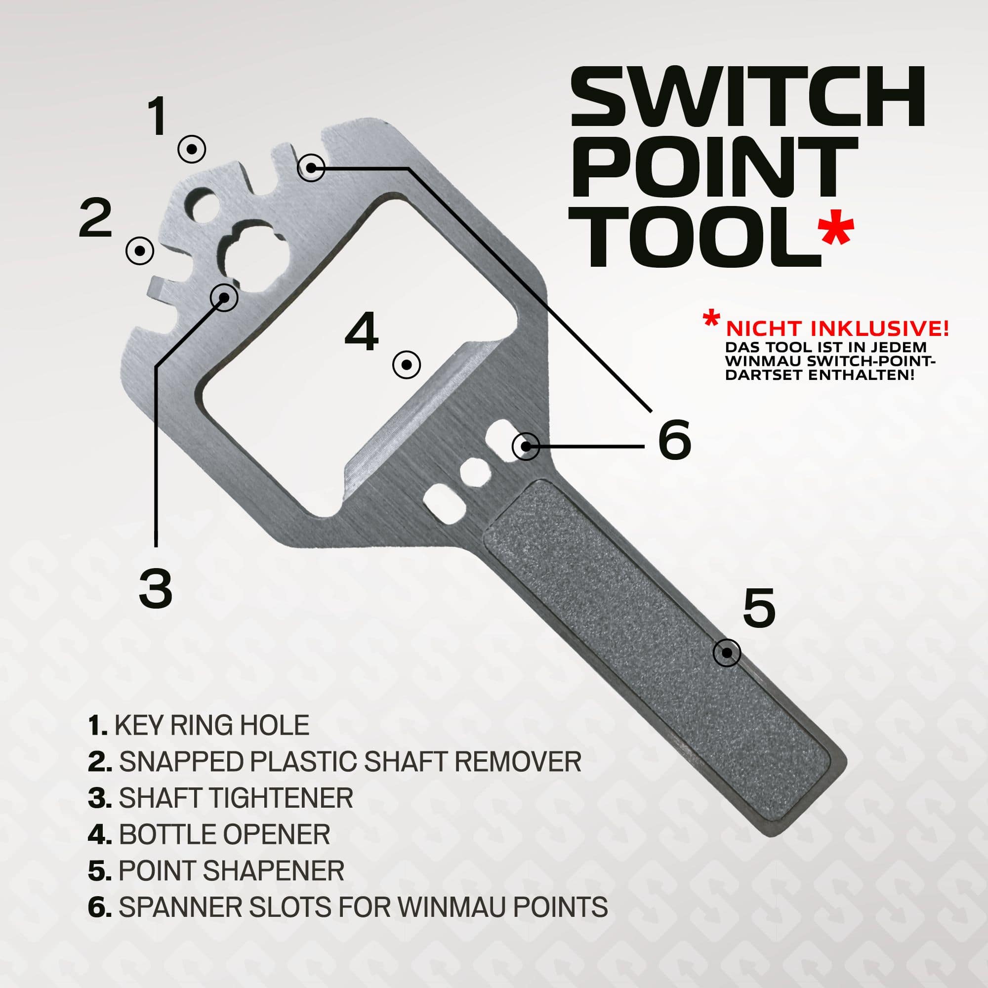 Winmau Switch Point Wave steel dart tips - Silver Effect Hier sind die Winmau Switch Point Smooth Steeldartspitzen im Silver Effect zu sehen. Diese Spitzen eignen sich für Steeldarts und bieten einen glatten Effekt.