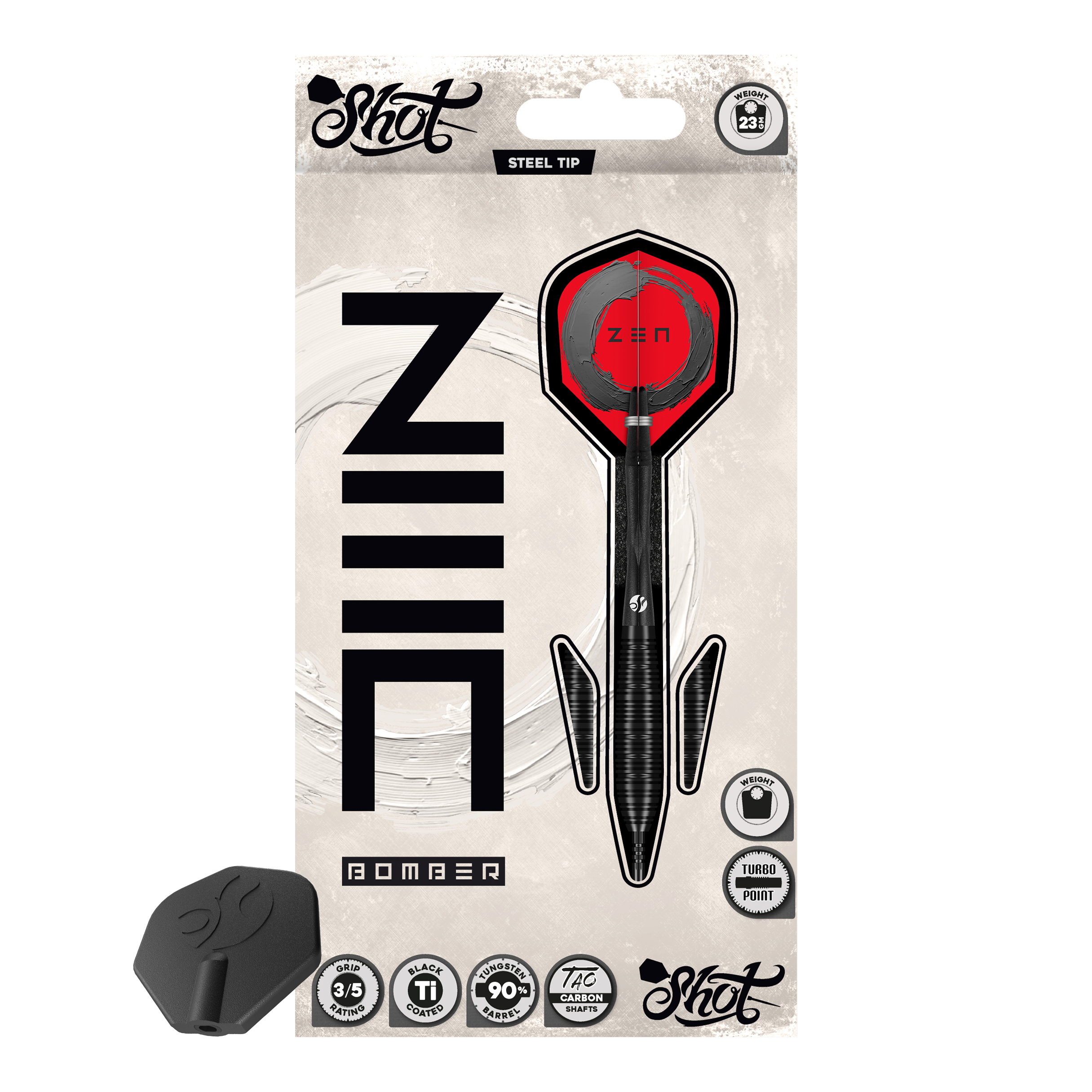 Shot ZEN Bomber Turbo Point steel darts