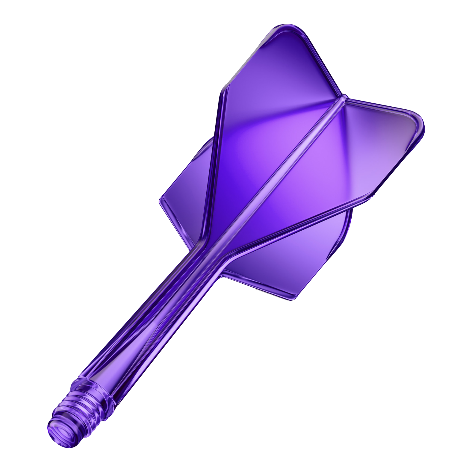 GOAT A1R No6 Flight Shaft System - Neon Purple Hier ist das GOAT A1R No6 Flight-Shaft-System in Neon Lila zu sehen. Gezeigt wird ein einzelner Dart-Schaft mit integriertem Flight.