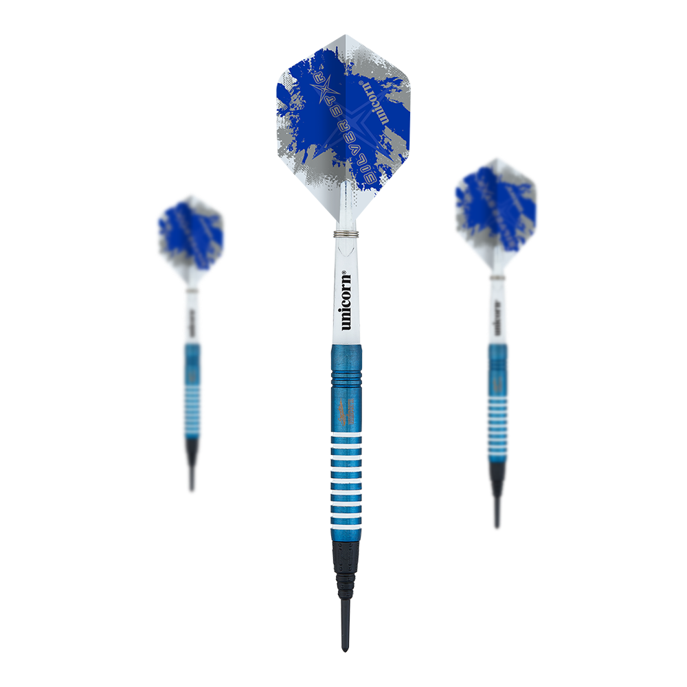 Unicorn Silver Star Blue Gary Anderson Softdarts - 19g