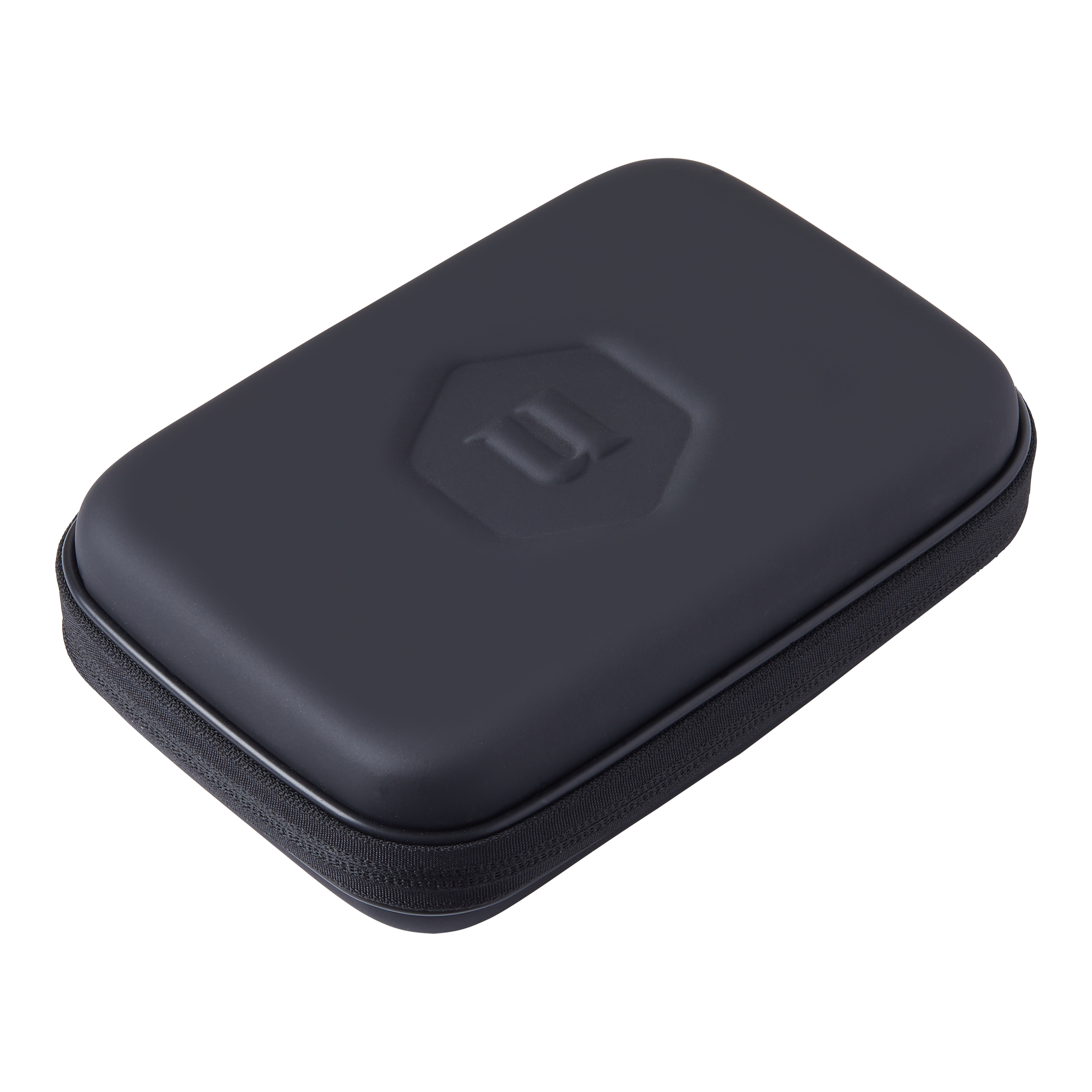 Dies ist ein schwarzes Dartcase namens "Unicorn Ultra 3UP Medium". Das Etui hat eine harte Außenhülle mit einem Reißverschluss und eingeprägtem Logo.