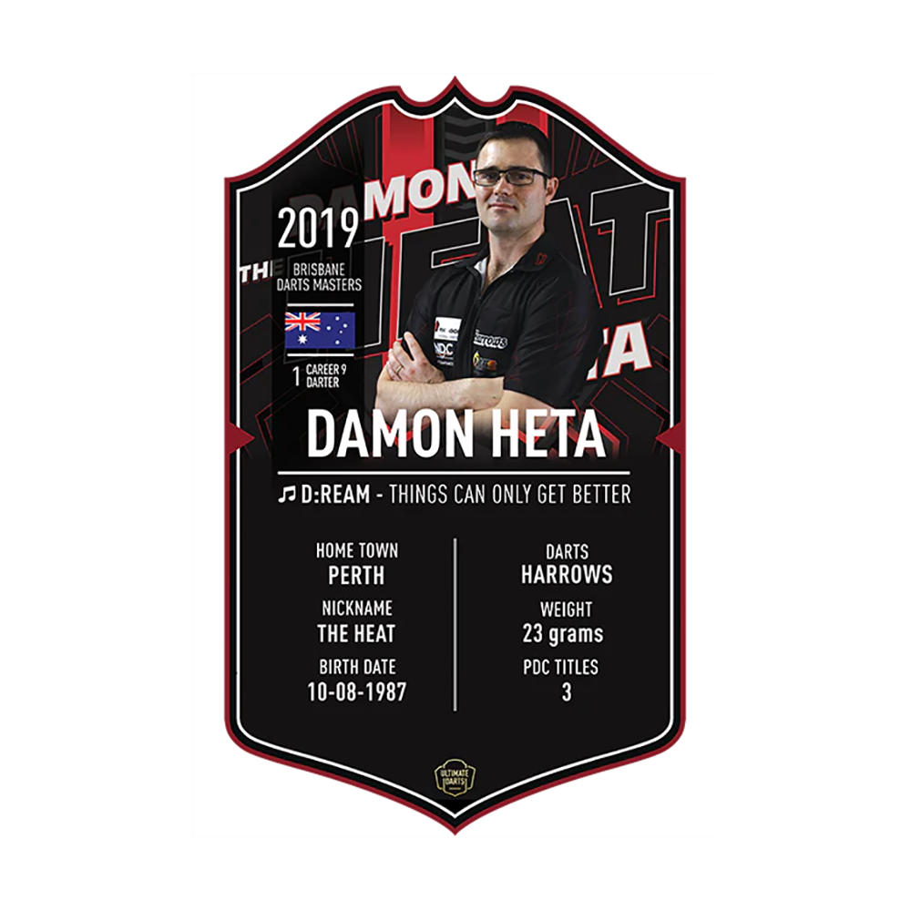 Ultimate Darts Card - Damon Heta