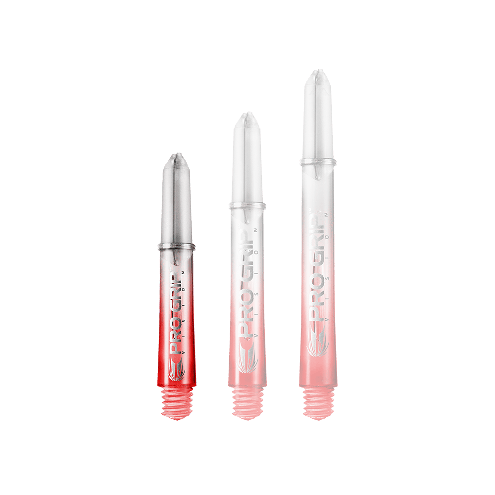 Target Pro Grip Vision Shafts - 3 Sets - Red