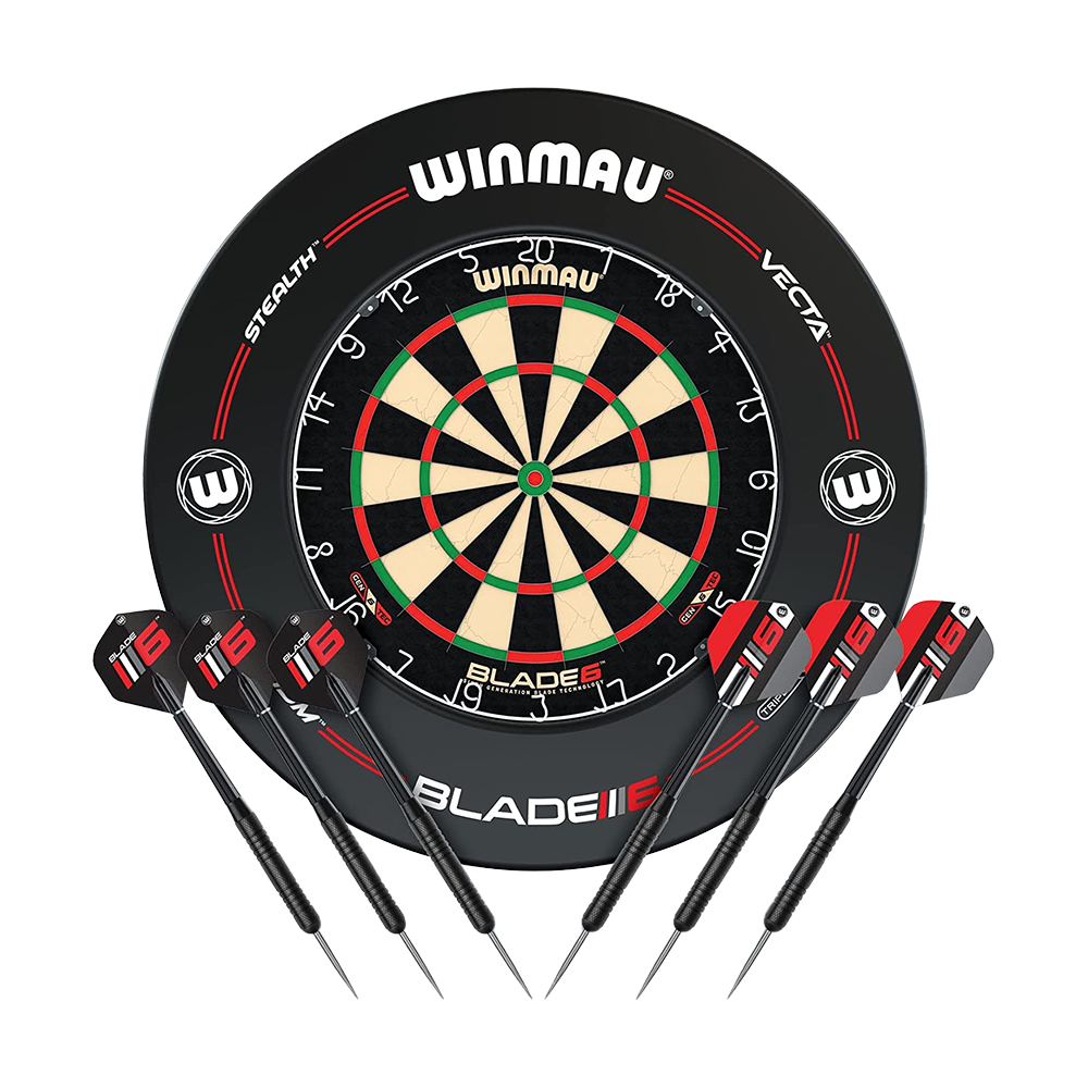 Winmau Blade 6 Set mit 2 Sets Darts und Blade 6 Surround