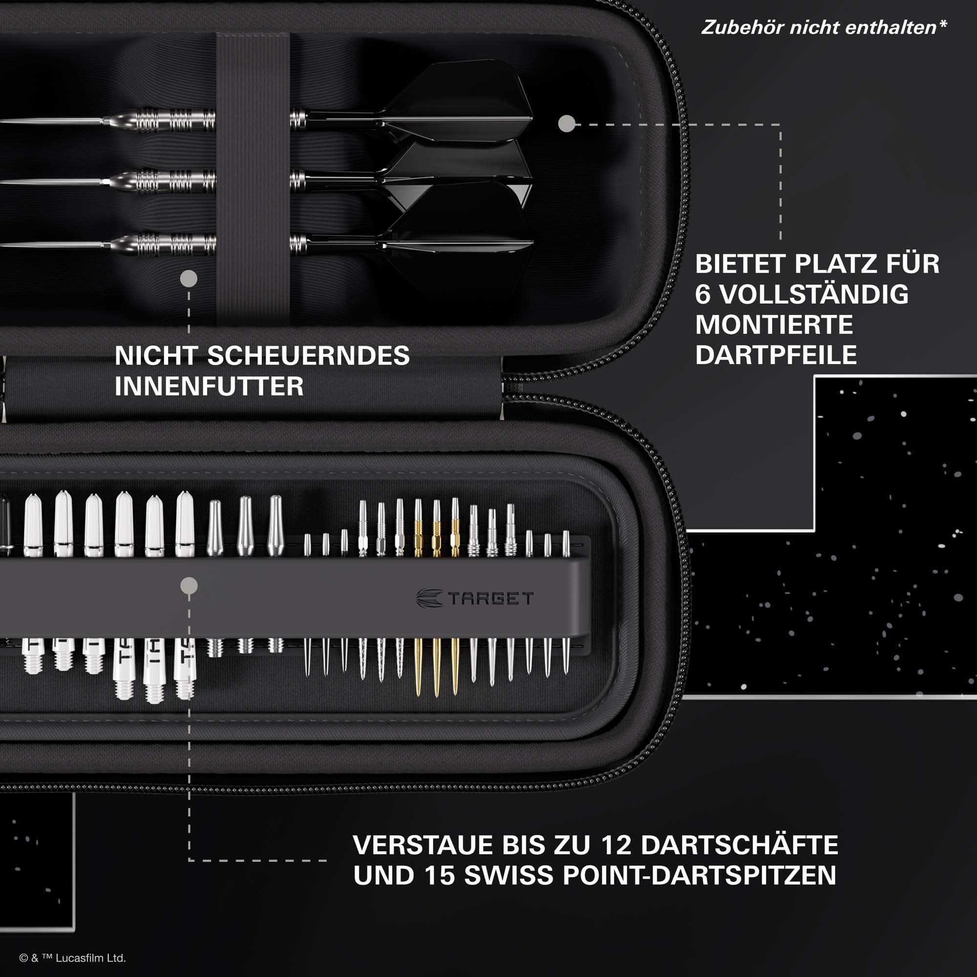 Target Star Wars Boa Dartcase - Stormtrooper Das Target Star Wars Boa Dartcase - Stormtrooper ist hier abgebildet. Das Produkt zeigt ein Star Wars Stormtrooper Motiv.