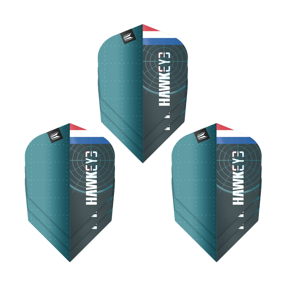 Target Pro Ultra Kevin Doets GEN1 No6 Flights - 3 Sets Das Produkt Target Pro Ultra Kevin Doets GEN1 No6 Flights - 3 Sets ist gestapelt gezeigt. Jeder Flight hebt sich durch das Design hervor.