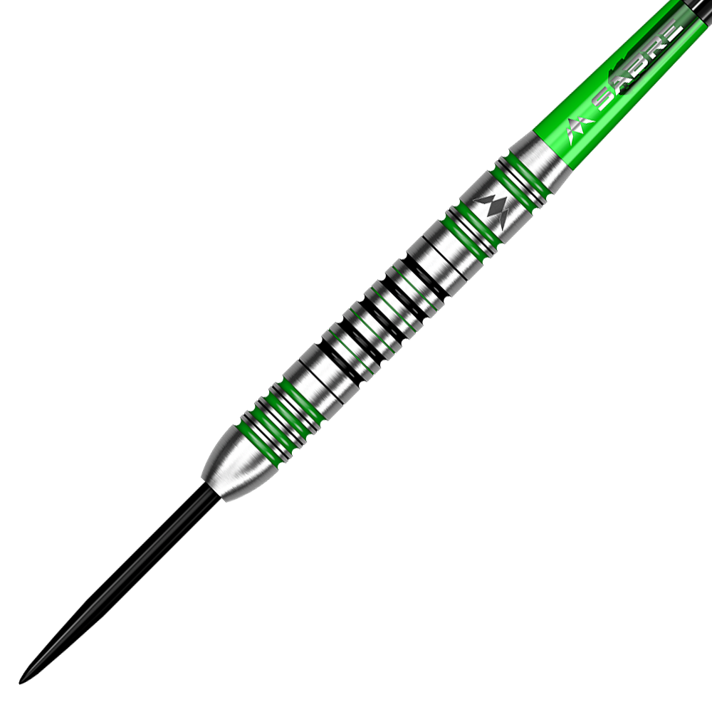 Mission Graham Hall Black Green Steel Darts - 22g