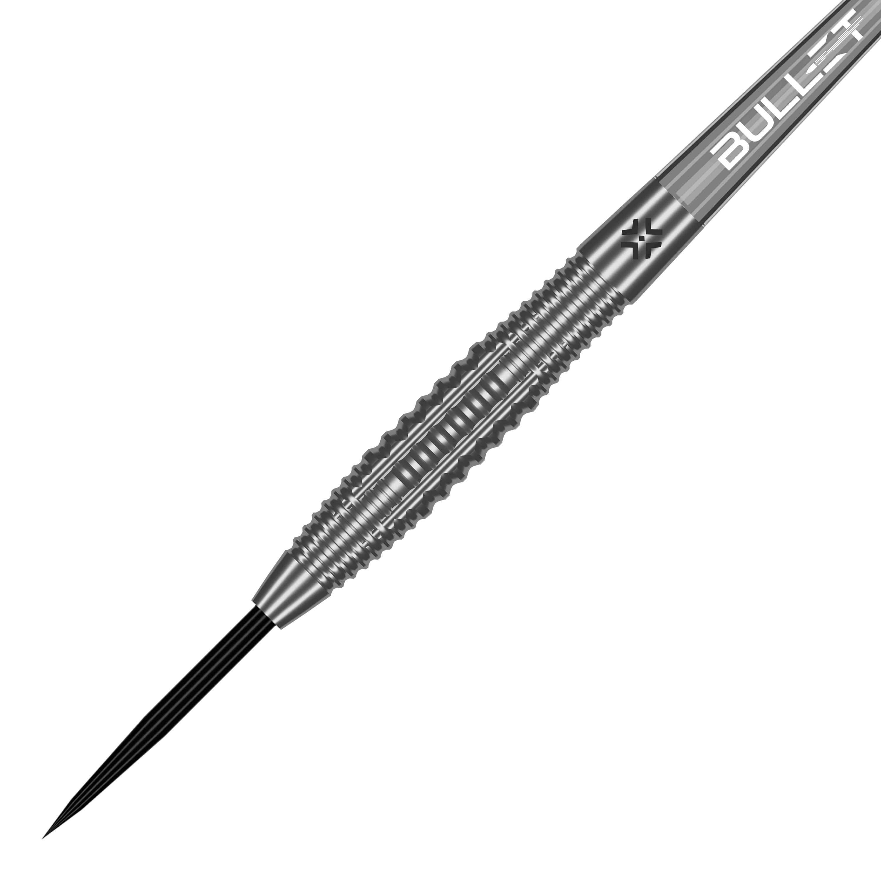 Bullet Ranger steel darts Das Bild zeigt Bullet Ranger Steeldarts. Die Steeldarts liegen nebeneinander und sind gut sichtbar.