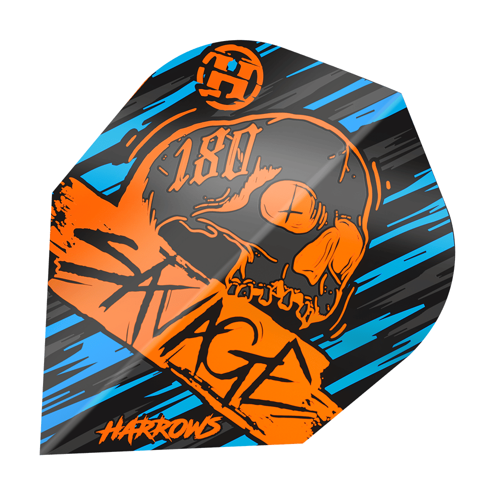 Harrow&#39;s Savage Blue Orange No6 Flights