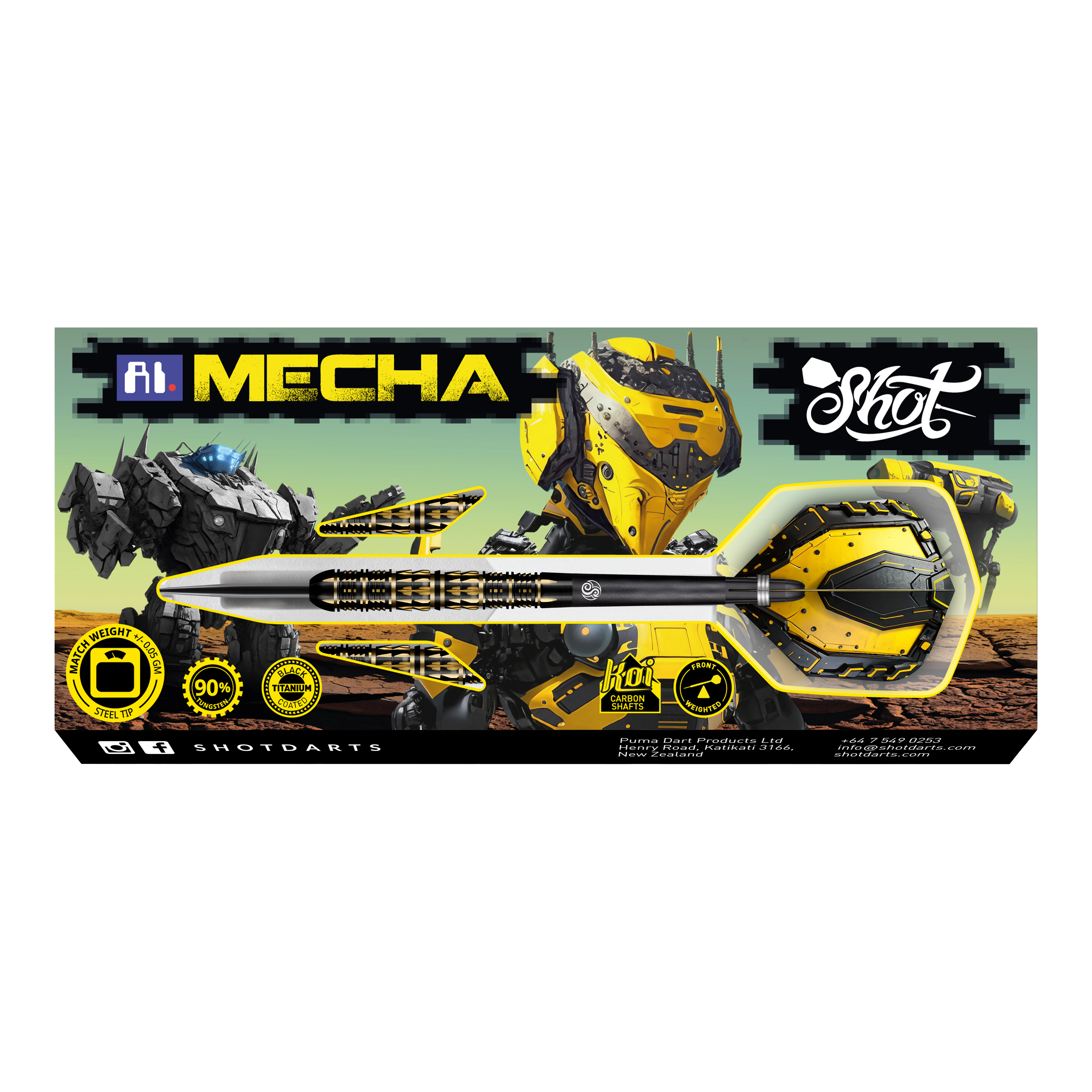 Shot AI Mecha Steel Darts