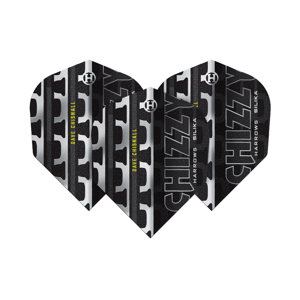 Harrow's Dave Chisnall Chizzy Series 4 No6 Flights Abgebildet ist Harrows Dave Chisnall Chizzy Series 4 No6 Flights. Die Flights sind für den Einsatz beim Dart bestimmt.