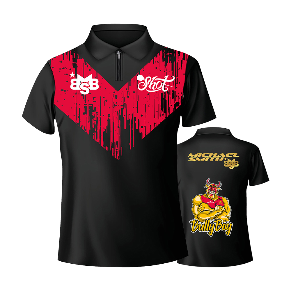 Shot Michael Smith Bully Boy dart shirt