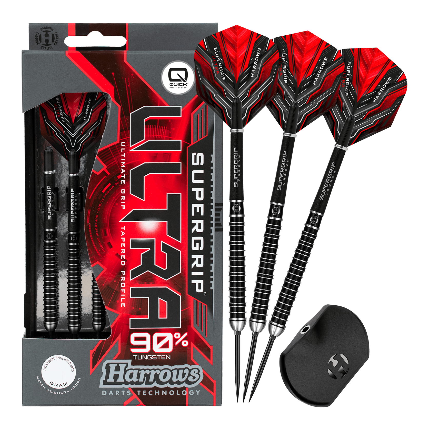 Harrows Supergrip Ultra Quick Point Steel Darts