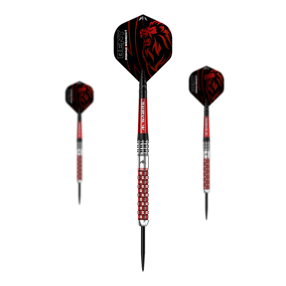 Mission Roman Benecky Black Red Steeldarts - 24g