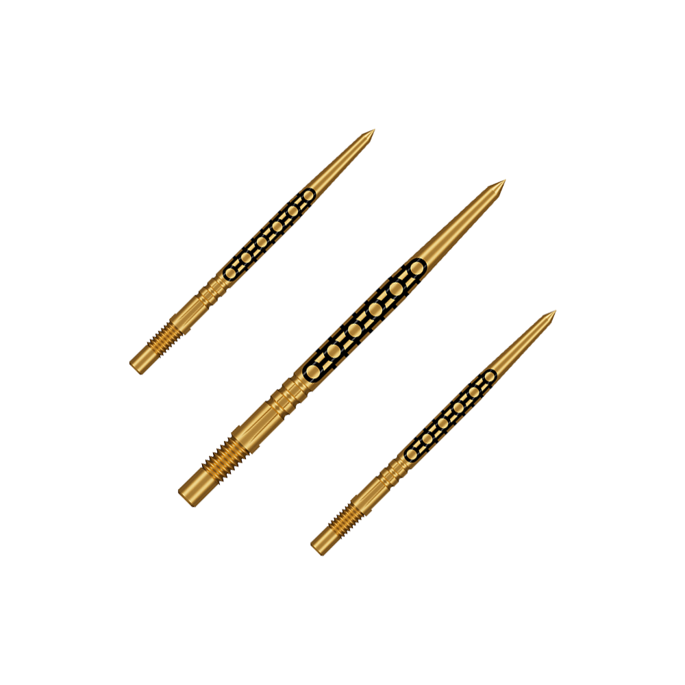 Shot Turbo Point Goths Dart Tips - Gold