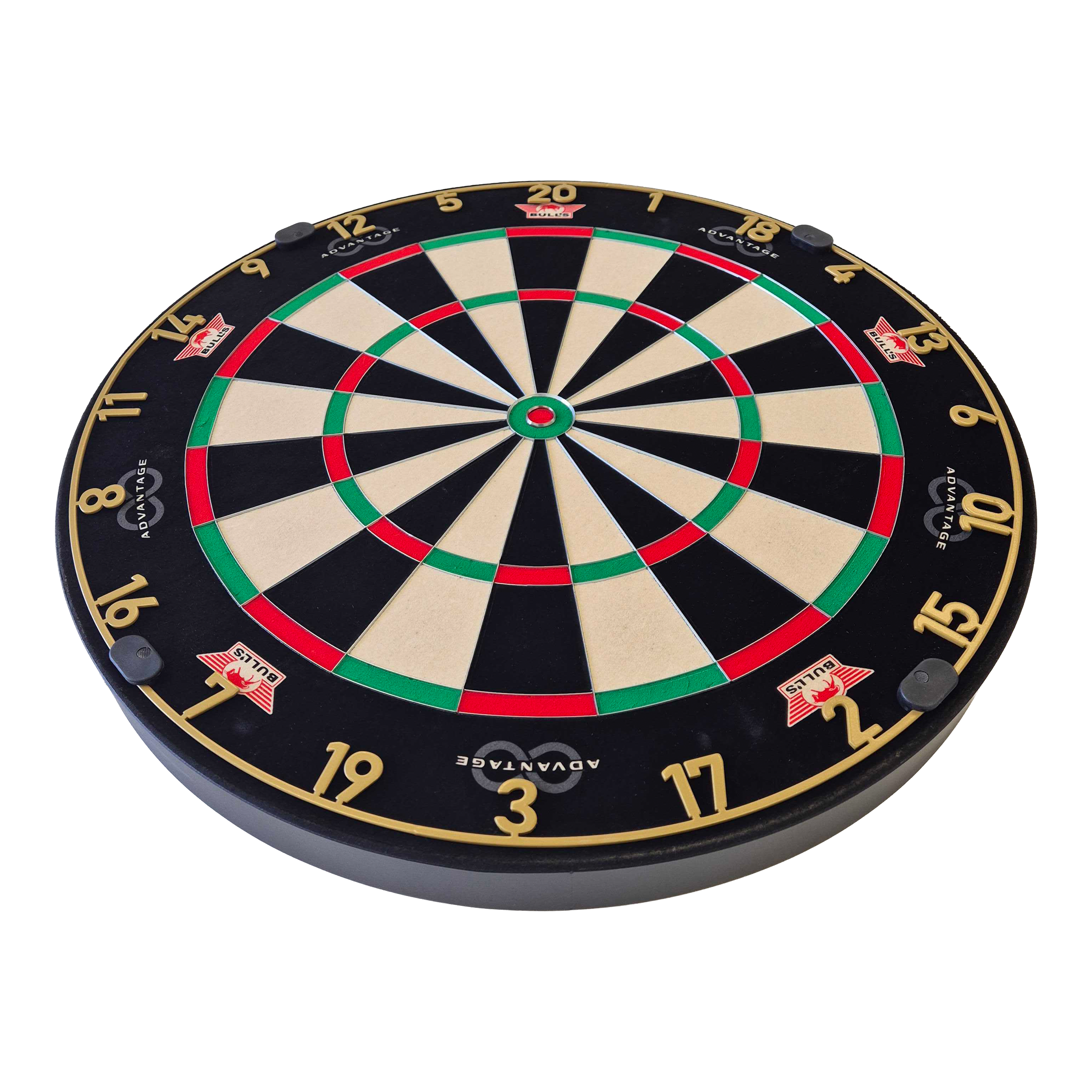 Bulls NL Advantage 8 steel dartboard Auf dem Bild ist das Bulls NL Advantage 8 Steeldartboard zu sehen. Es eignet sich ideal für ambitionierte Dartspieler.