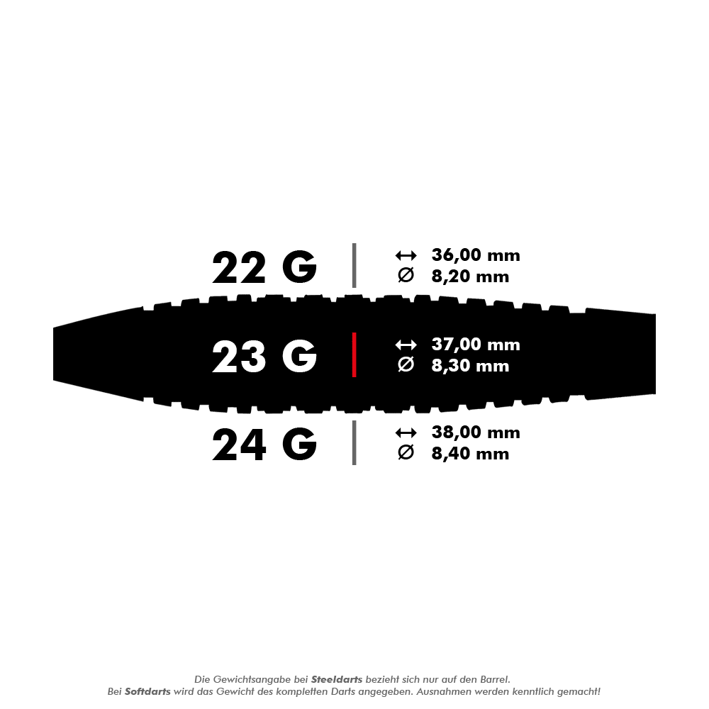 Shot ZEN Kensho steel darts