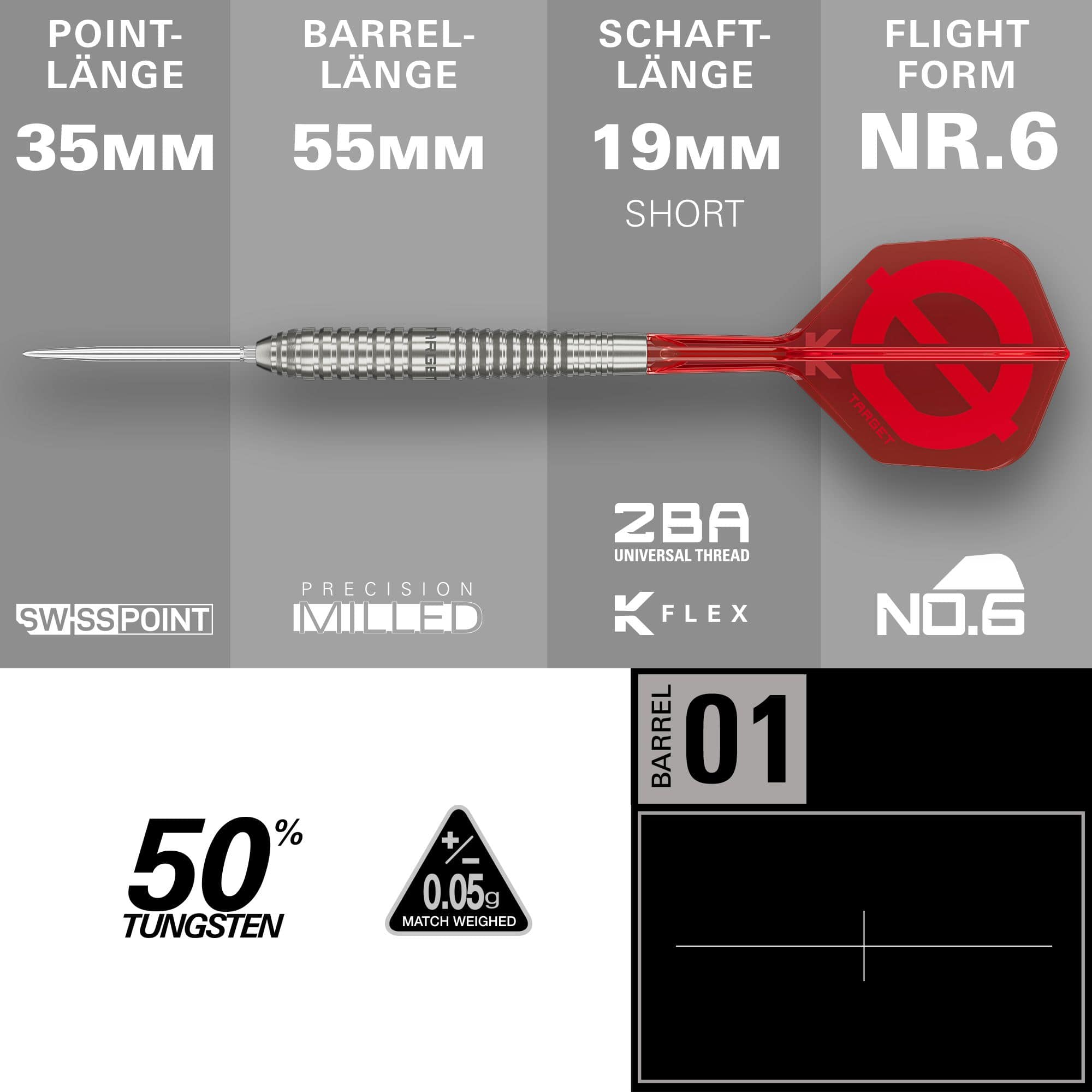 Target Group O 01 Swiss Points Steeldarts
