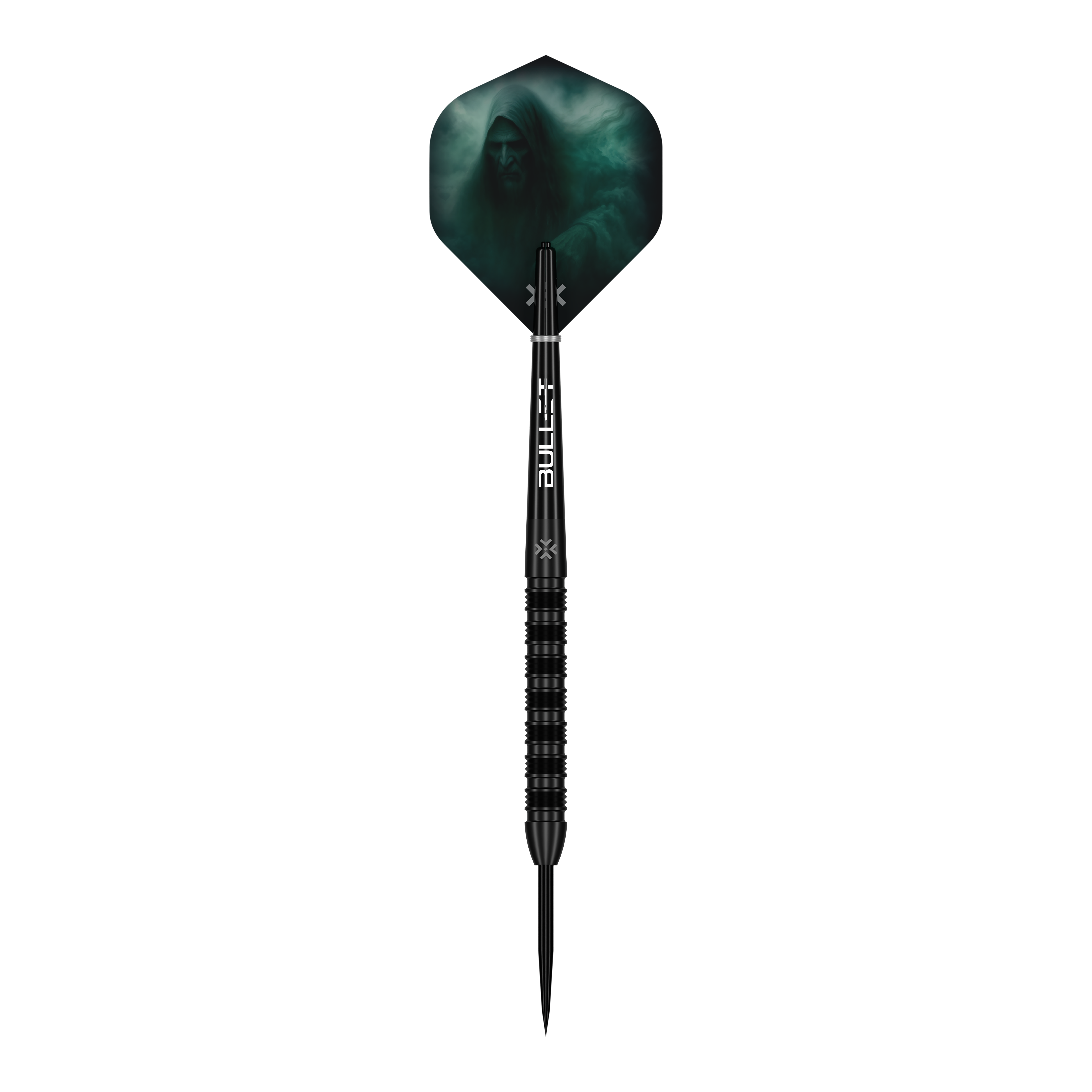 Das Produkt Bullet Shadow Steeldarts ist auf diesem Bild zu sehen. Es handelt sich um stabile und präzise Steeldarts für das Dartspiel.