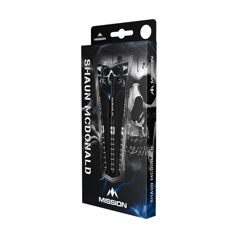 Mission Shaun McDonald Black Steel Darts - 23g