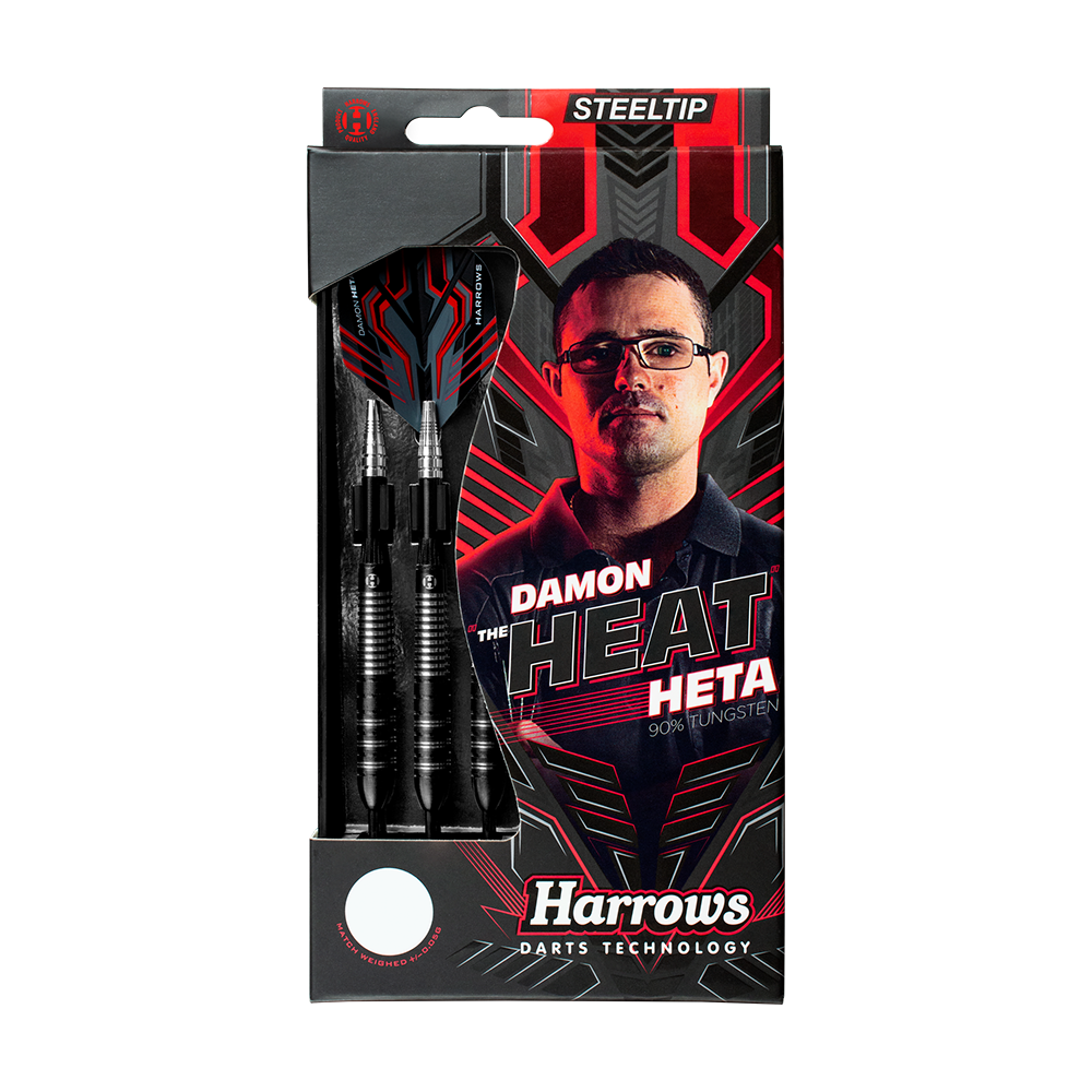 Harrows Damon Heta The Heat 90% steel darts