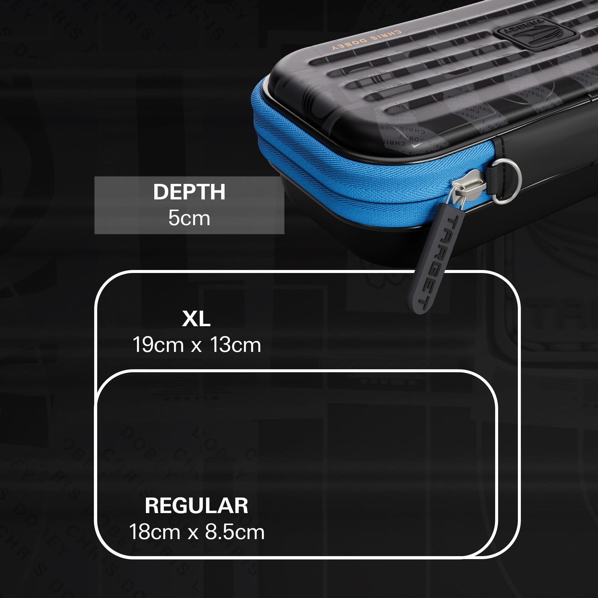 Takoma Ghost Series Chris Dobey dart case Abgebildet ist das Takoma Ghost Series Chris Dobey Dartcase. Dieses Dartcase bietet Schutz und Stil für Dartspieler.