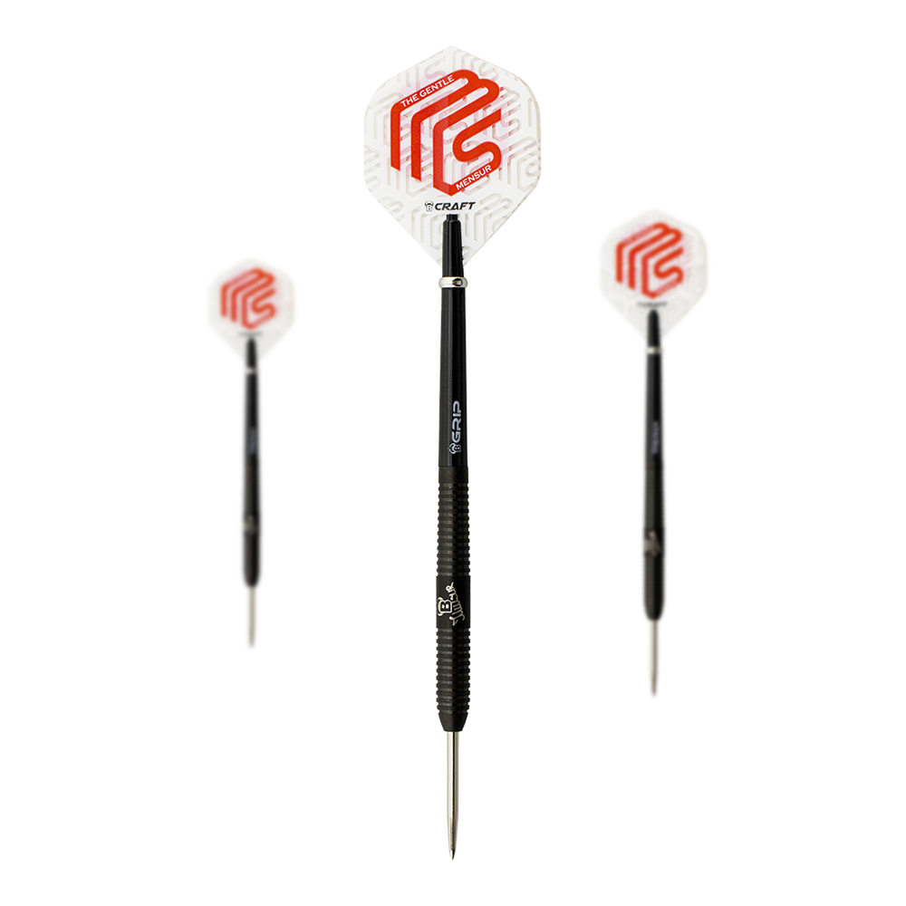 Bulls Mensur Suljovic The Gentle Black Edition Steeldarts