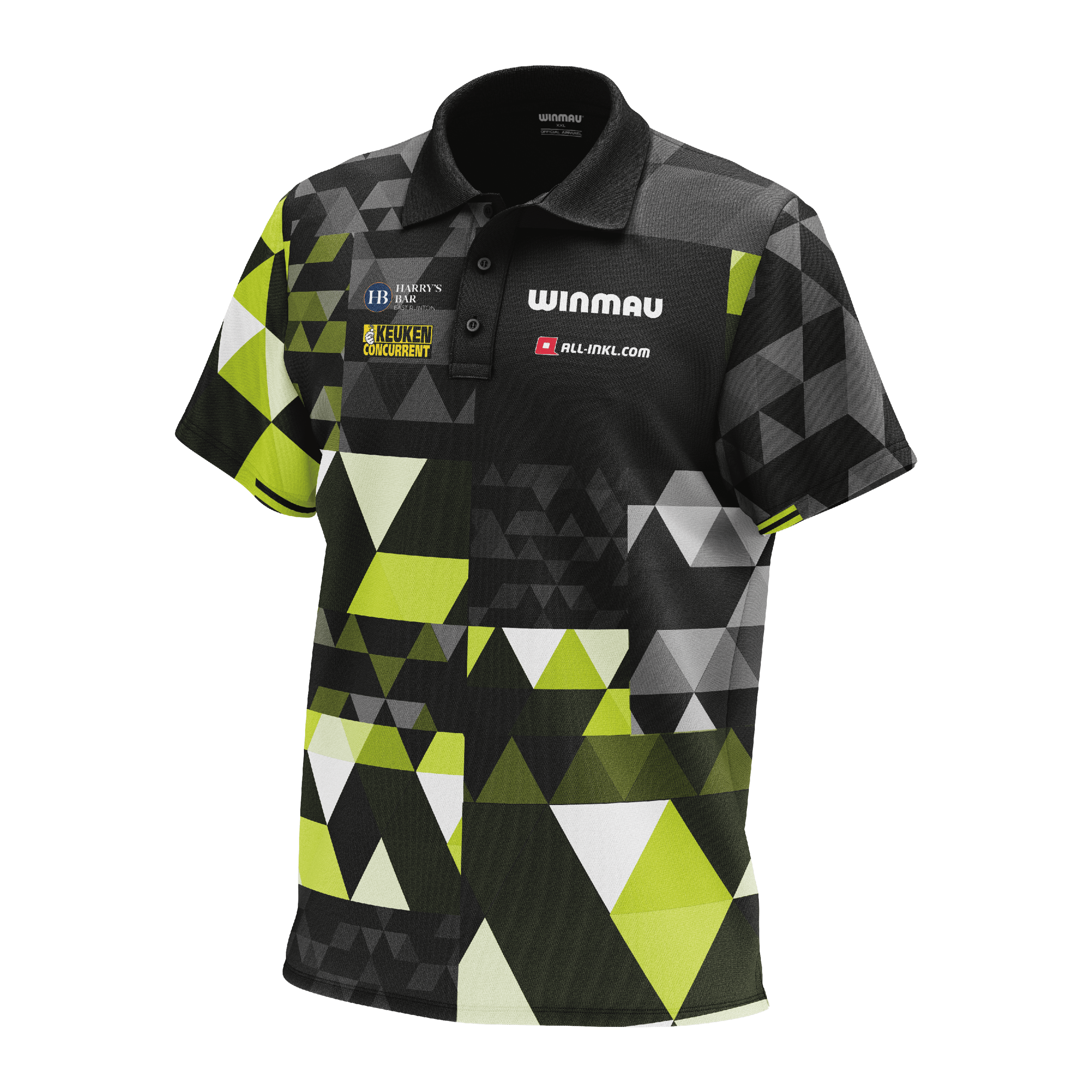 Winmau Michael Van Gerwen fan edition polo shirt Poloshirt der Winmau Michael Van Gerwen Fan-Edition. Dieses Shirt ist für Fans von Michael Van Gerwen gestaltet.