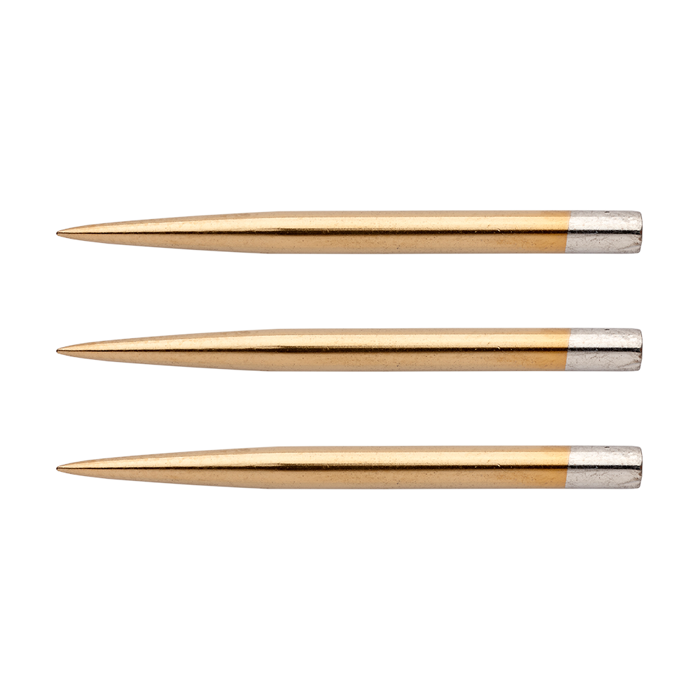 Winmau Gold Nitride Coated Steeldart Tips - 32mm