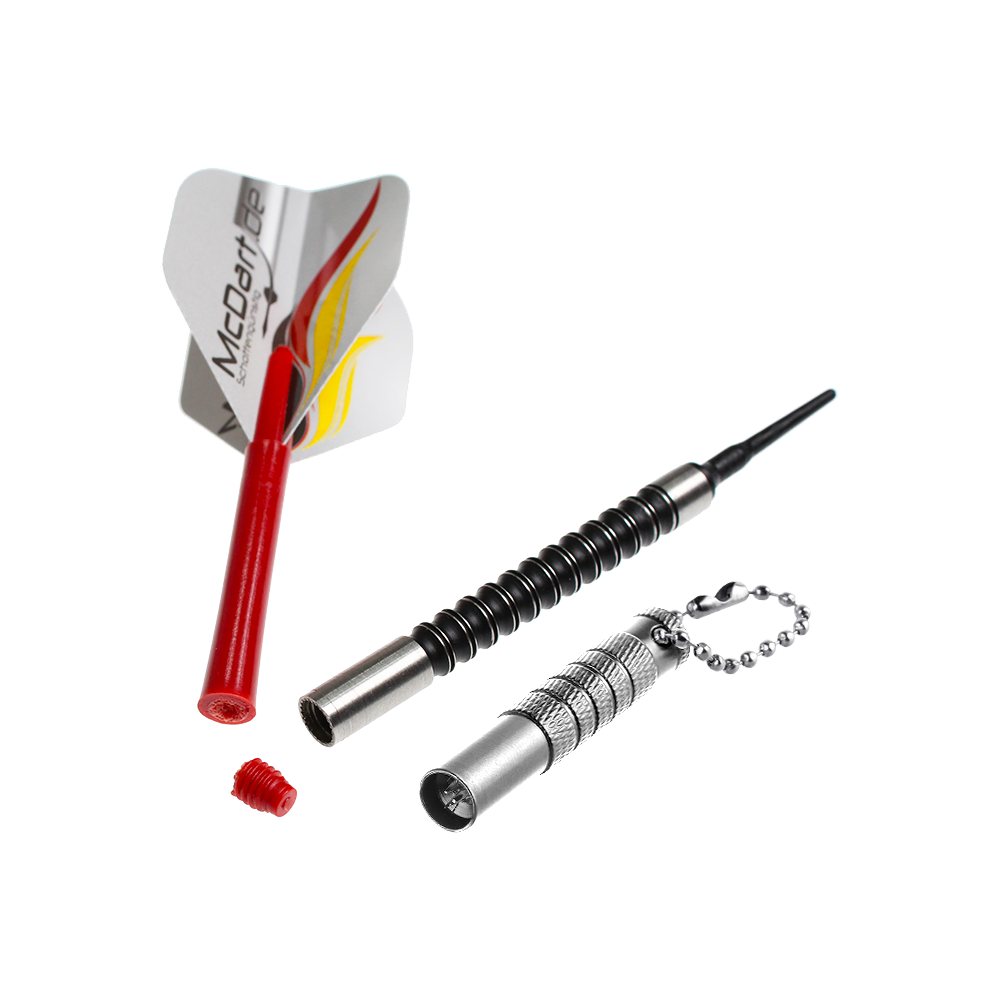 Das Bild zeigt noch einmal einen Bullet Shaftrest Entferner in Silber. Es ist ein Werkzeug zum Entfernen von Shaftrests bei Dartpfeilen.