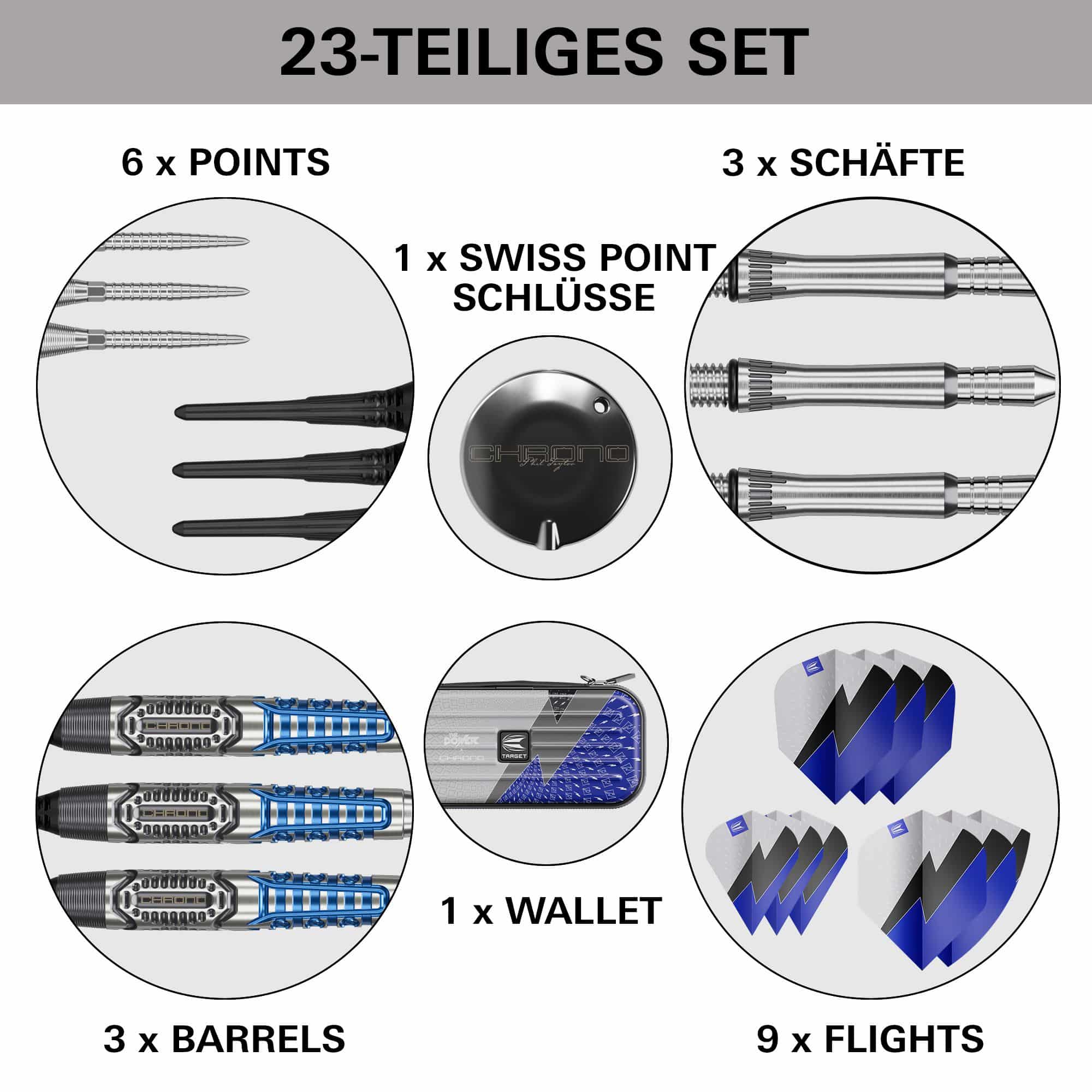 Target Phil Taylor Power X Chrono soft darts