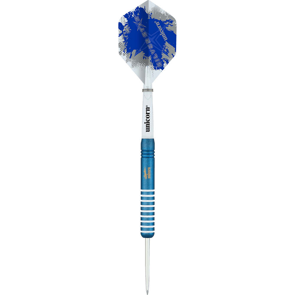 Unicorn Silver Star Blue Gary Anderson steel darts