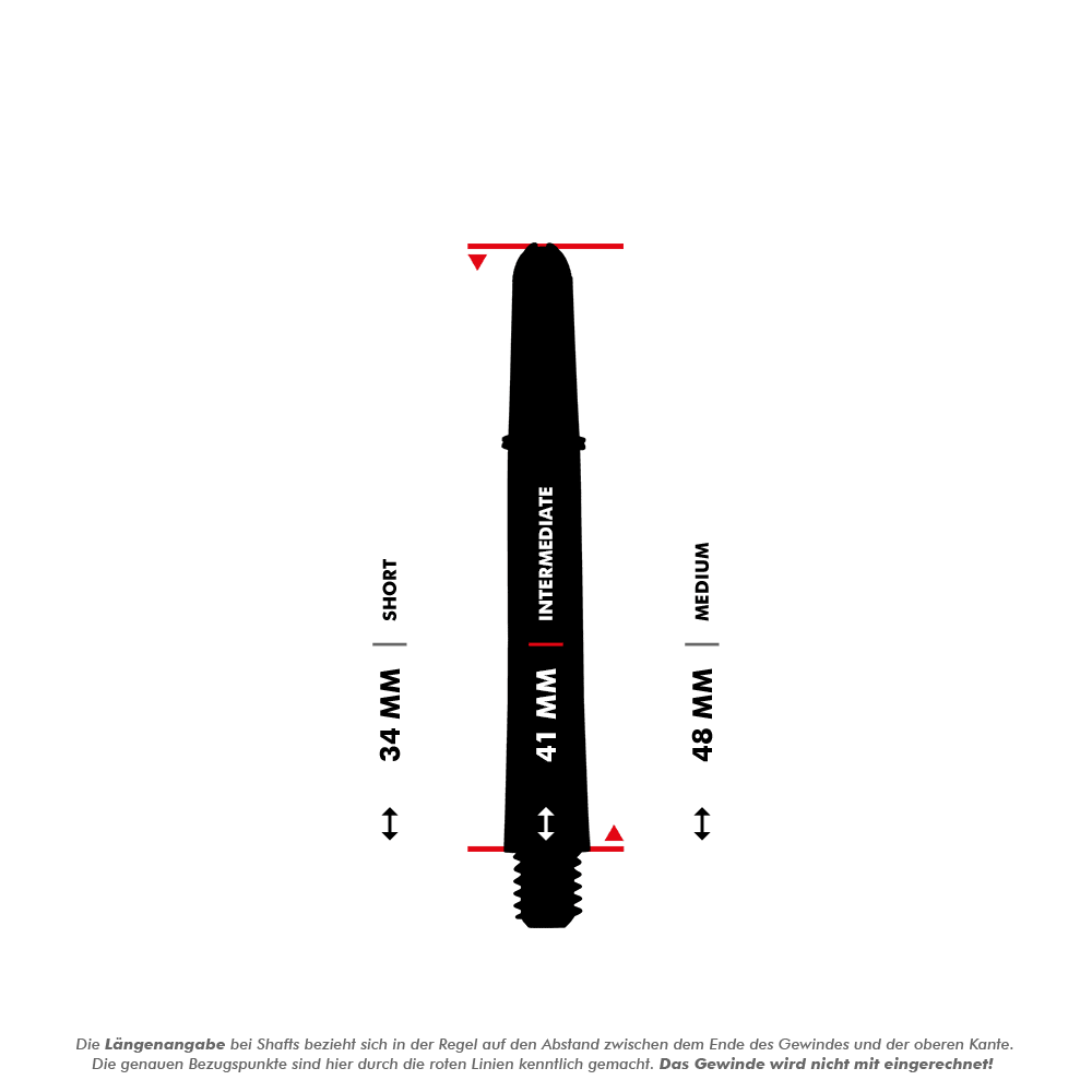 Target Pro Grip Sera Shafts - Rot