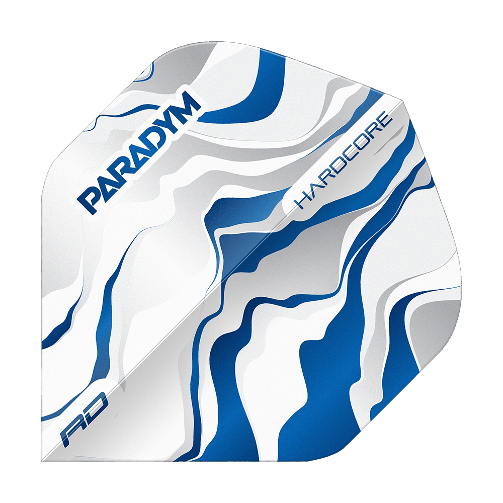 Red Dragon Hardcore Premium Paradym Blue Premium No2 Standard Flights Gezeigt wird ein Flight des Modells Red Dragon Hardcore Premium Paradym Blue Premium No2 Standard Flights. Dies ist ein blauer, robuster Standard-Flight für Dartpfeile.