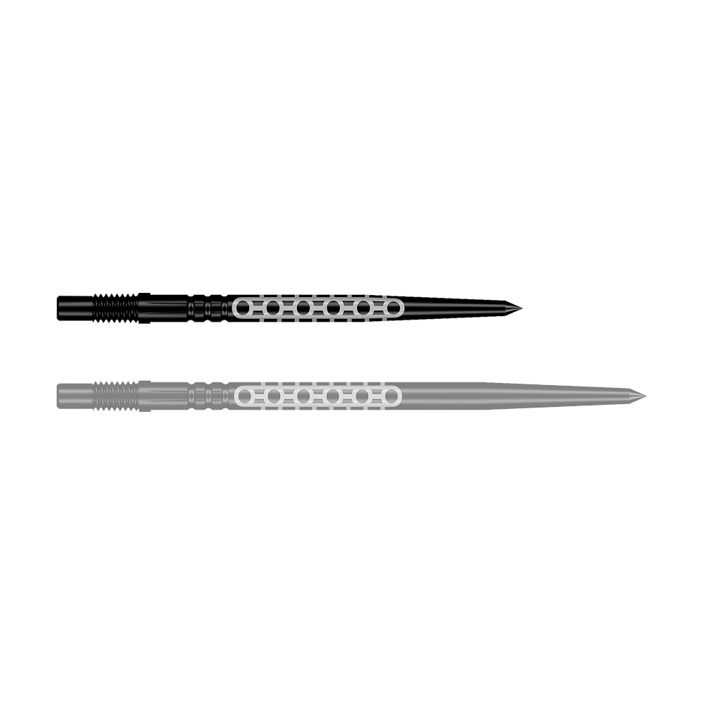 Shot Turbo Point Goths Dart Tips - Black Shot Turbo Point Goths Dart Tips - Black