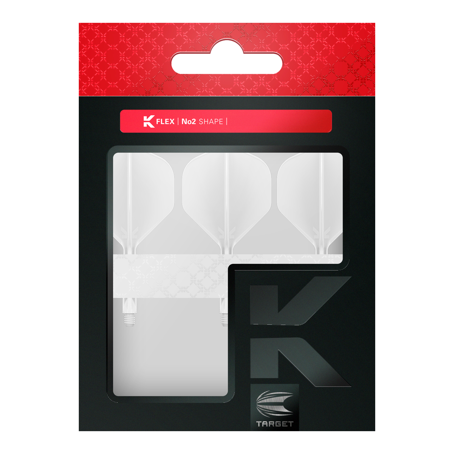 Target K-Flex No2 Standard Flight System - White