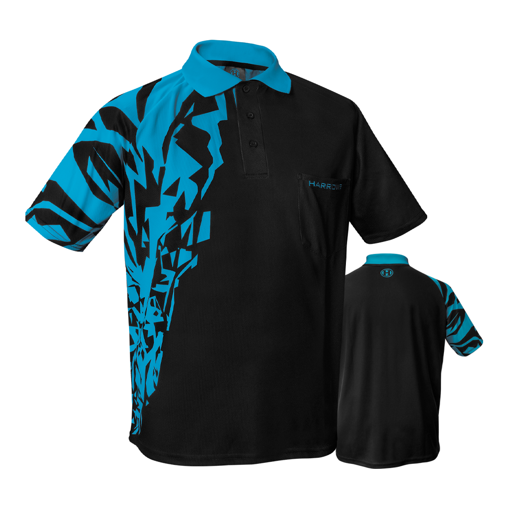 Harrows Rapide Dartshirt - Aqua