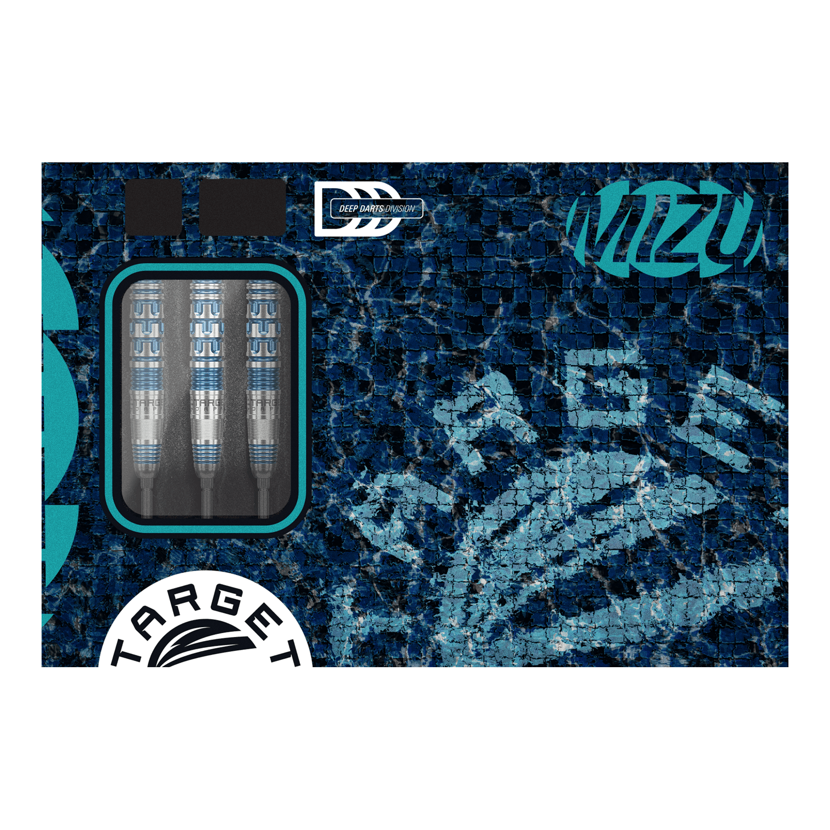 Target Japan Mizu Series 02 Swiss Point Steel Darts Das Bild zeigt die Target Japan Mizu Series 02 Swiss Point Steeldarts. Die Darts zeichnen sich durch ihr Design und ihre Qualität aus.