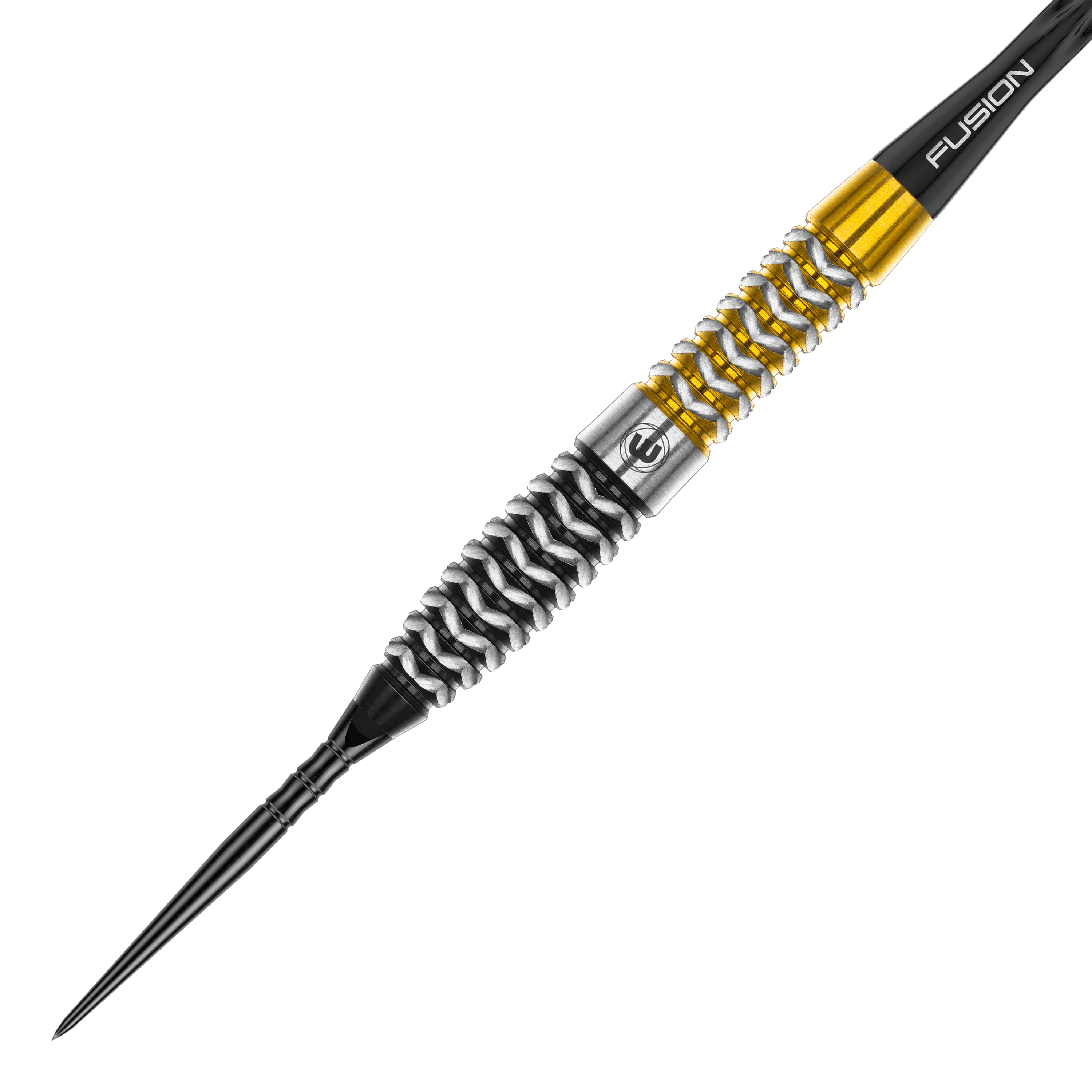Winmau Exion Torpedo Switch Points Steeldarts Abgebildet ist ein Winmau Exion Torpedo Switch Point Steeldart. Zu sehen ist der Dartpfeil aus einer anderen Perspektive.