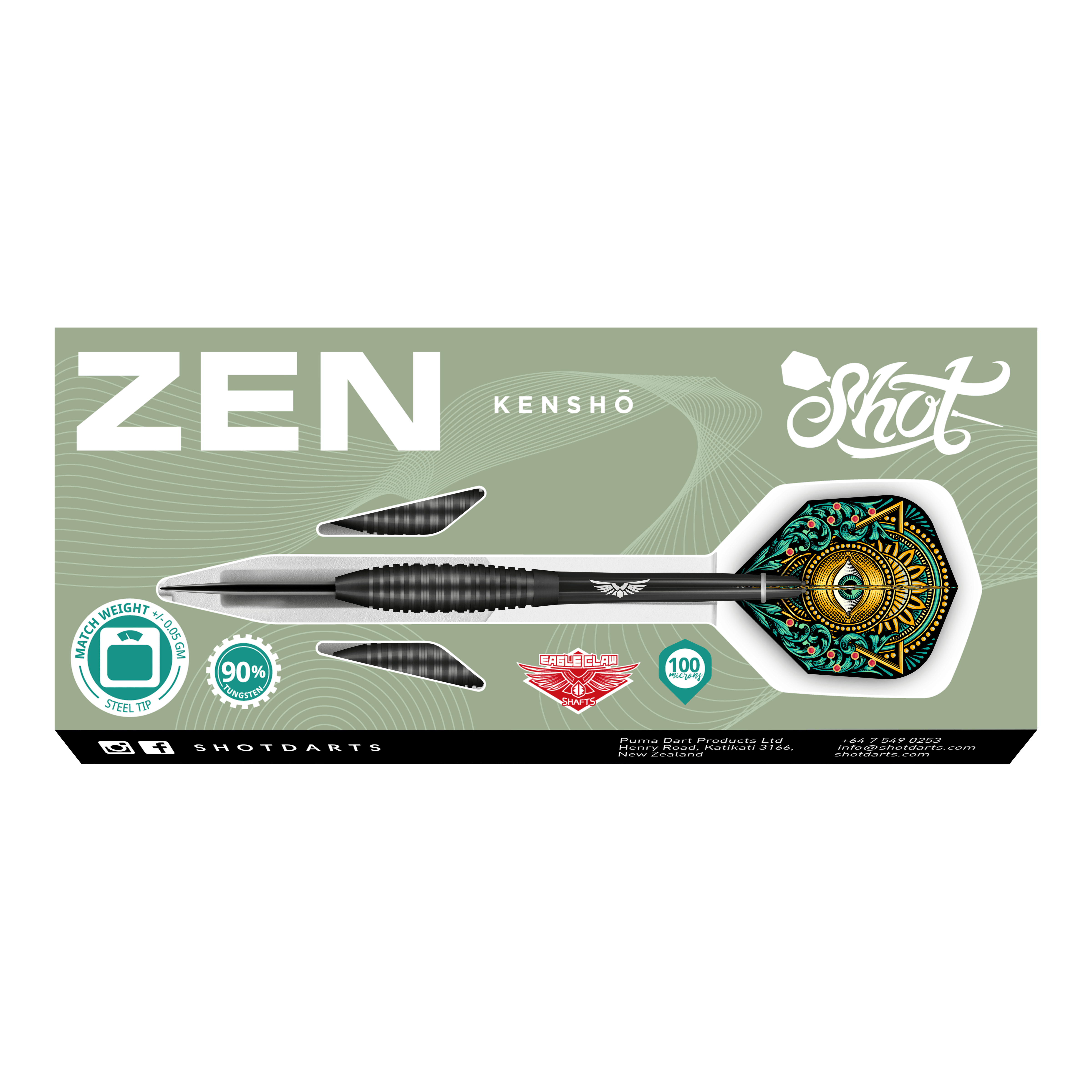 Shot ZEN Kensho steel darts